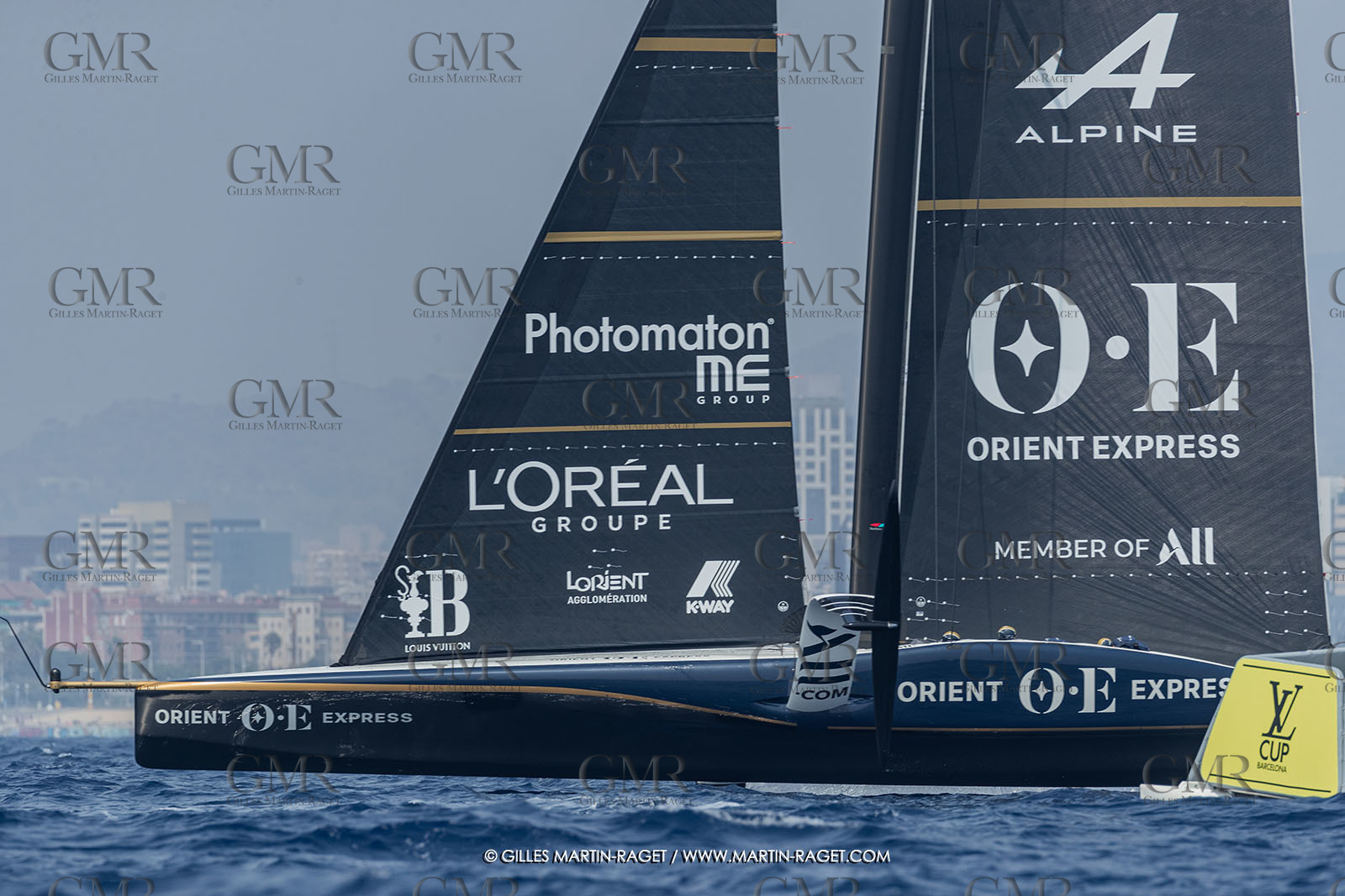 22 08 2024, Barcelona (ESP), Louis Vuitton 37th America's Cup, Louis Vuitton Preliminary Regatta, Race Day 1