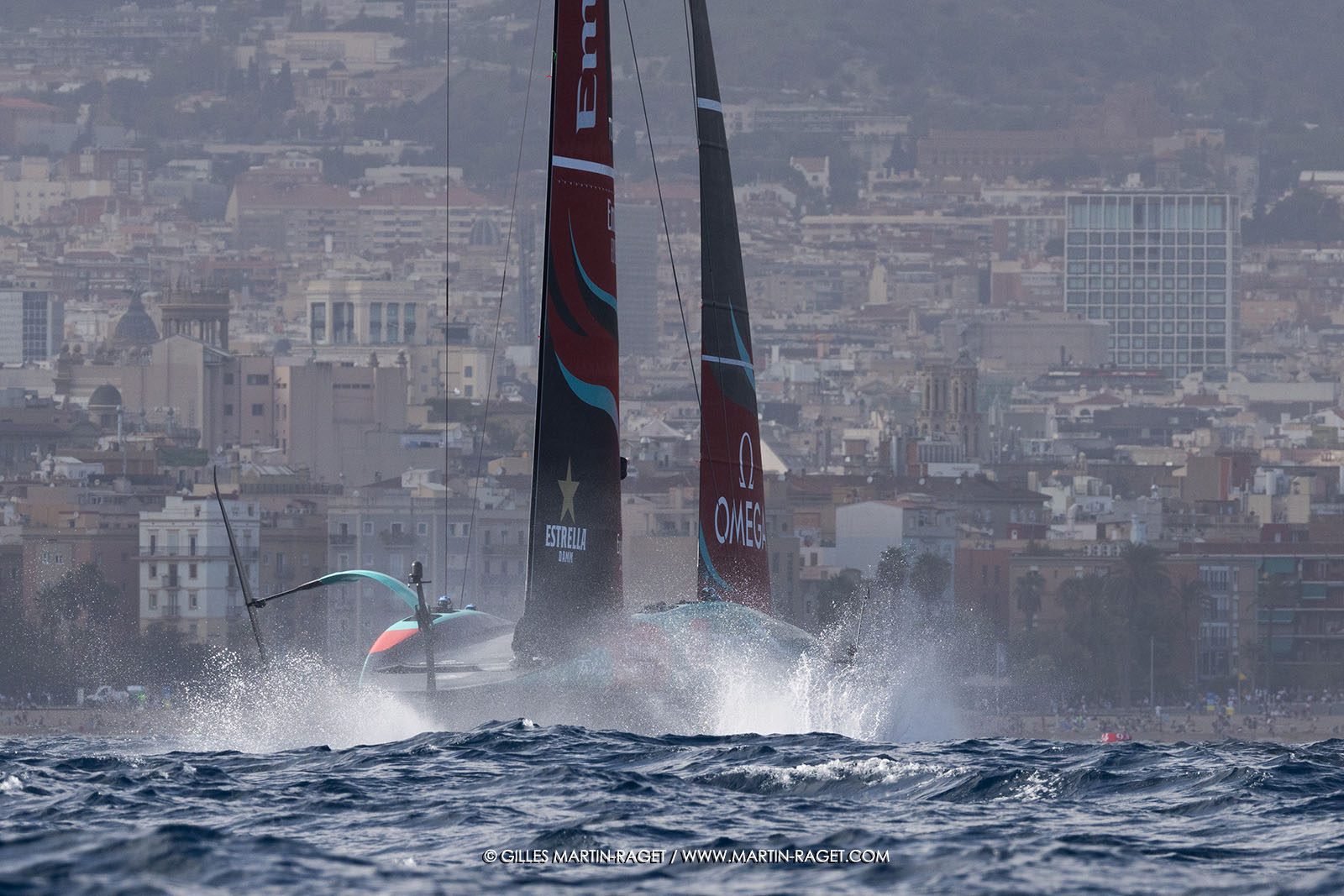 16 10 2024, Barcelona (ESP), Louis Vuitton 37th America's Cup, Final Match, Race Day 4, Race 6