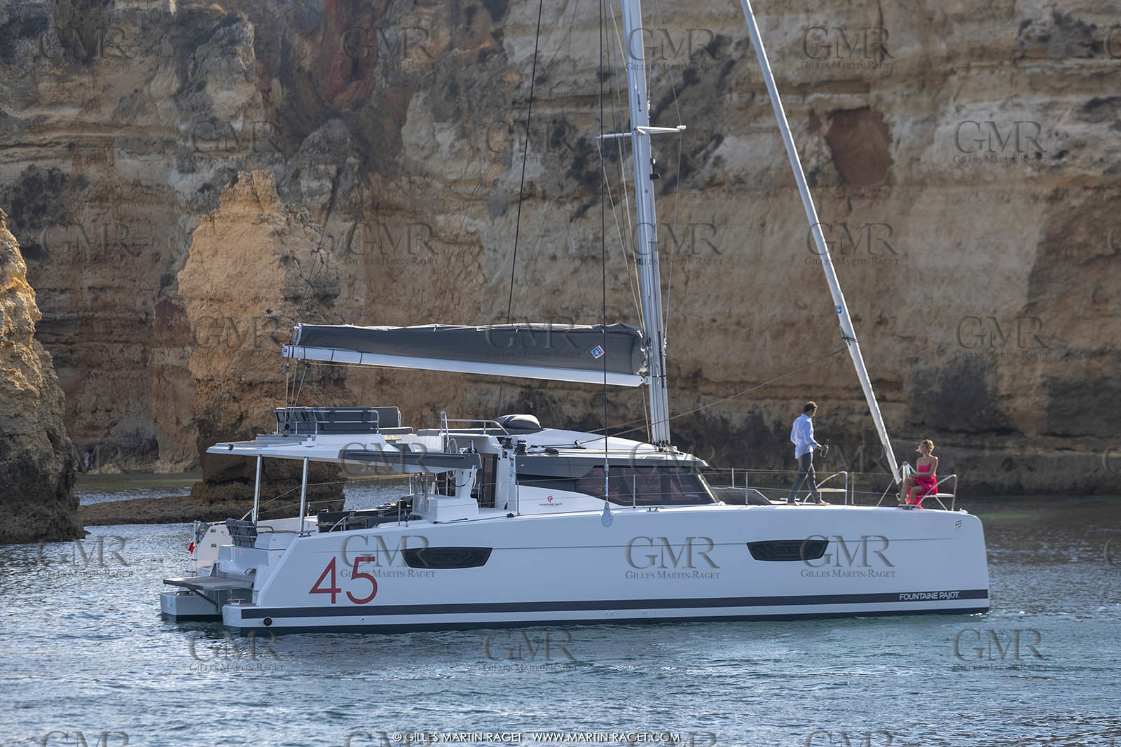 08 07 2019, Lagos (Portugal), Chantier Fountaine-Pajot, Fountaine-Pajot 45