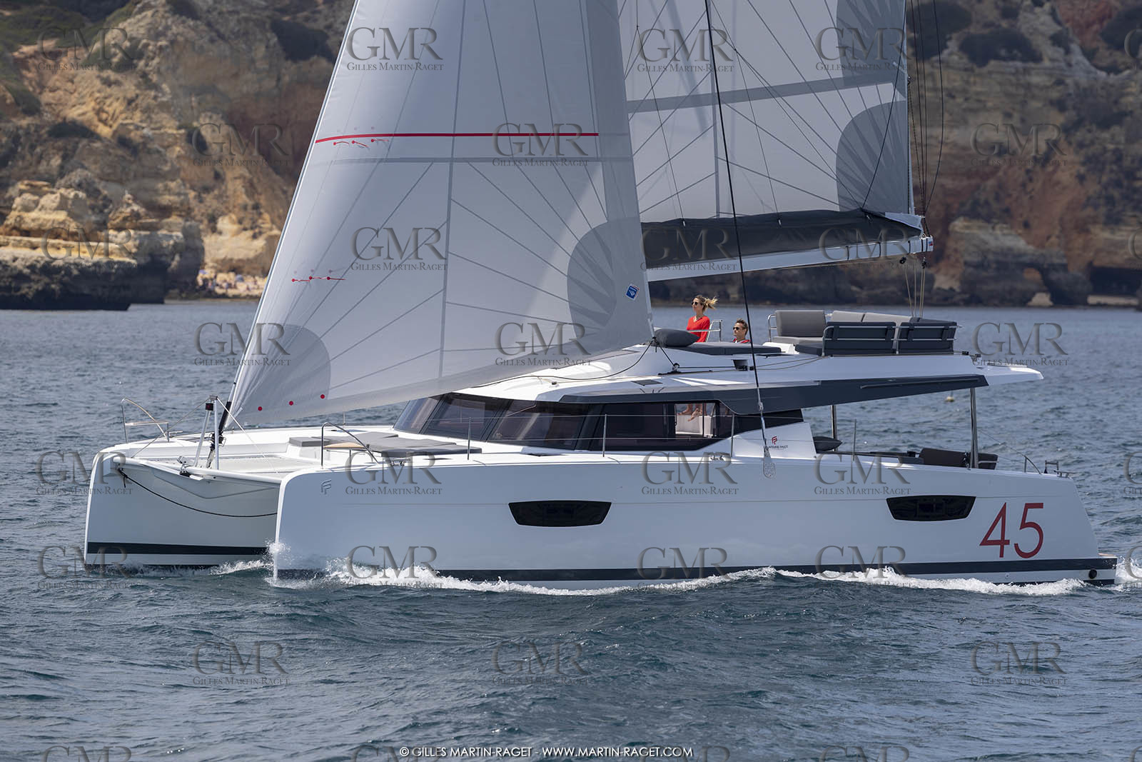 08 07 2019, Lagos (Portugal), Chantier Fountaine-Pajot, Fountaine-Pajot 45