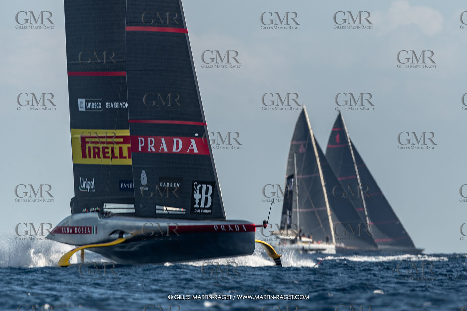 04 10 2024, Barcelona (ESP), 37th America's Cup, Louis Vuitton Cup Final, Race Day 7