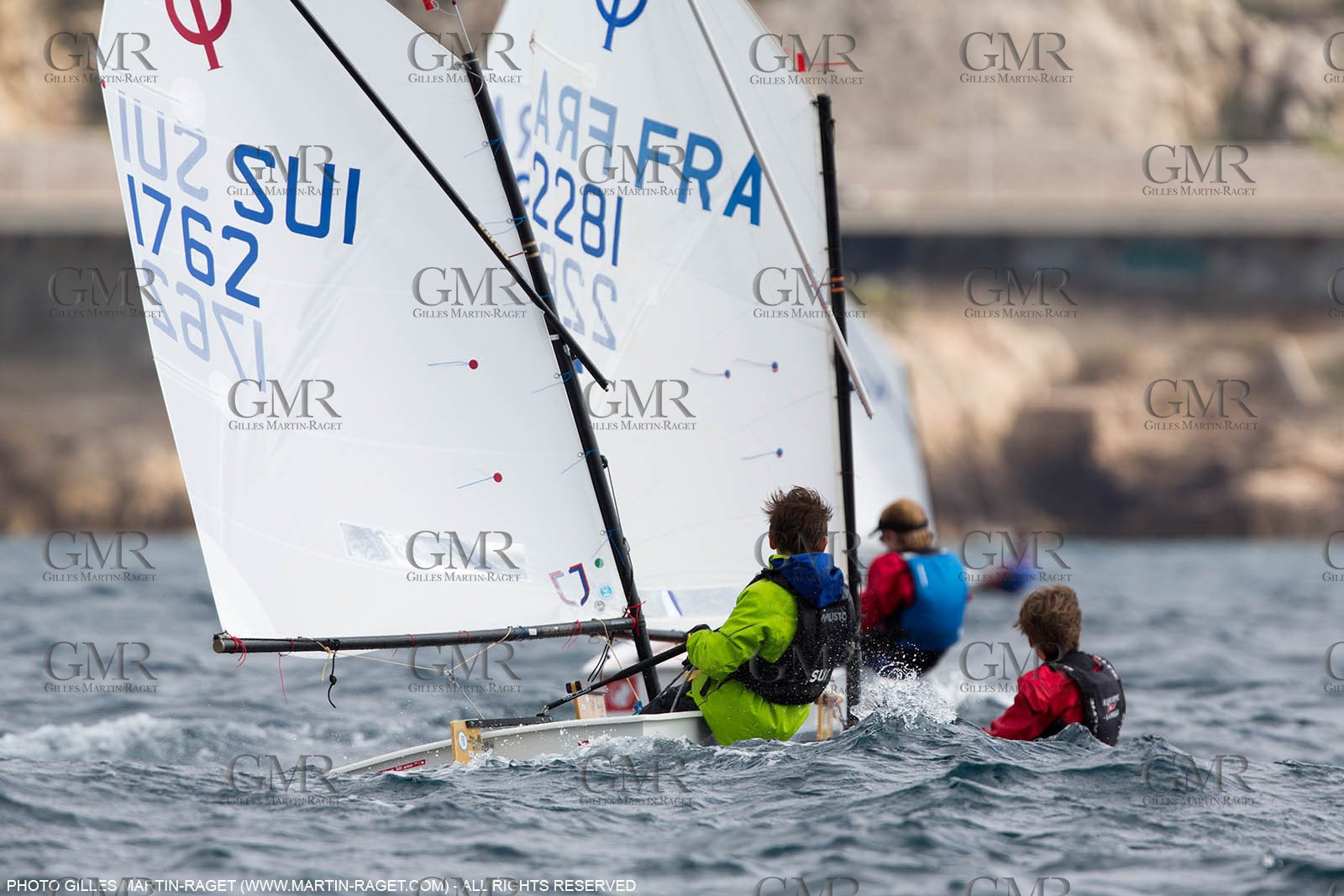 15 04 2016, Marseille (FRA,13), SNIM Dériveurs, Coupe Internationale de Printemps Optimist, Final Day