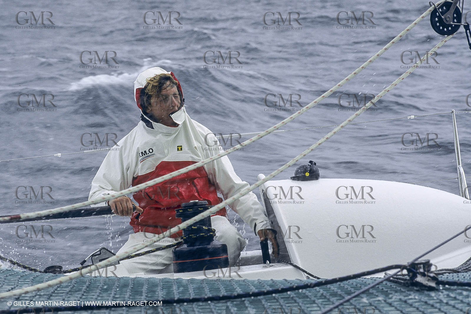 Sailing, Offshore Racing, Route du Rhum 1990, RMO, Laurent Bourgnon