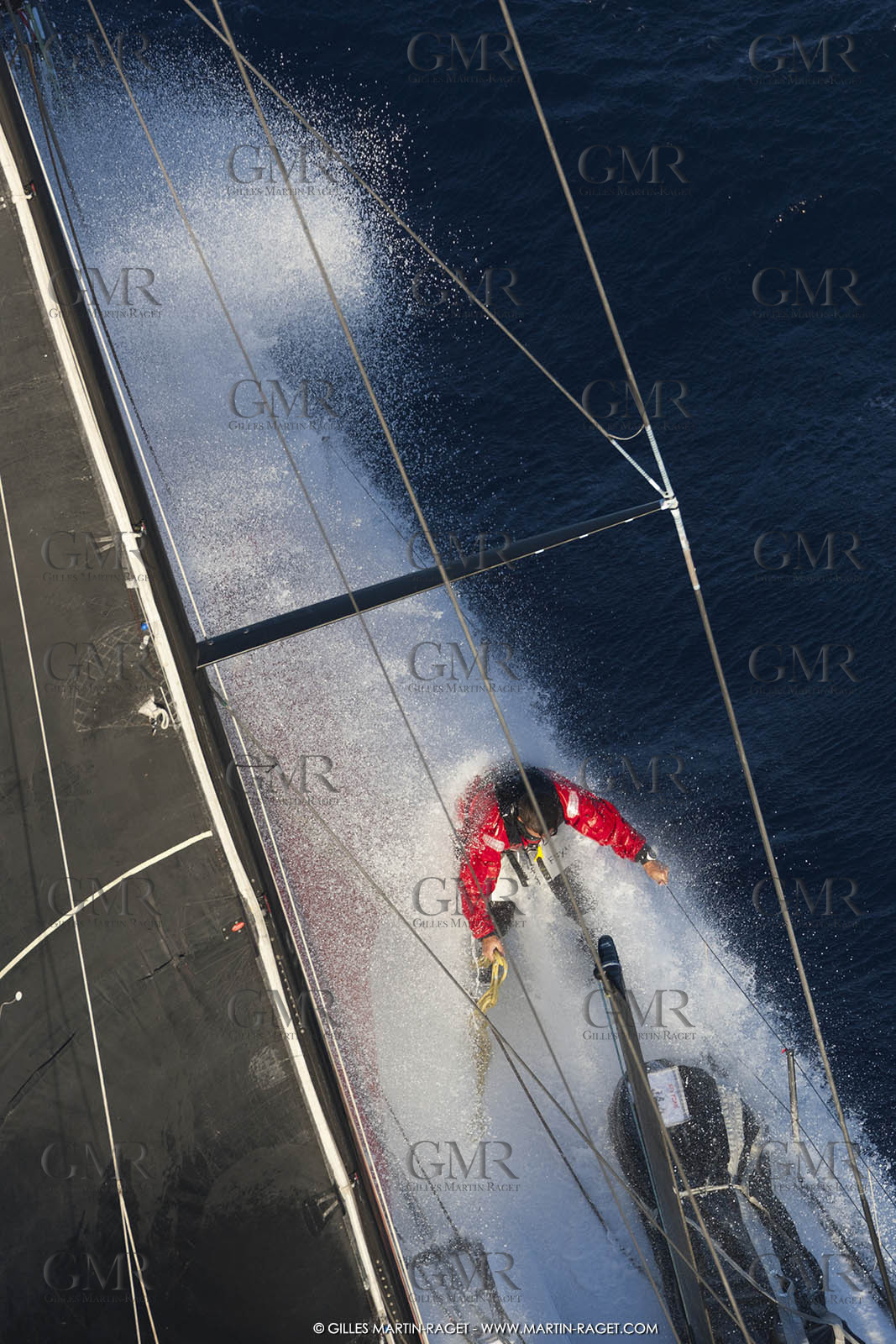 09 10 2017, Calvi (FRA,20), VOR 70 Babsy, Tentative de record autour de la Corse à la voile, skipper Franck Cammas