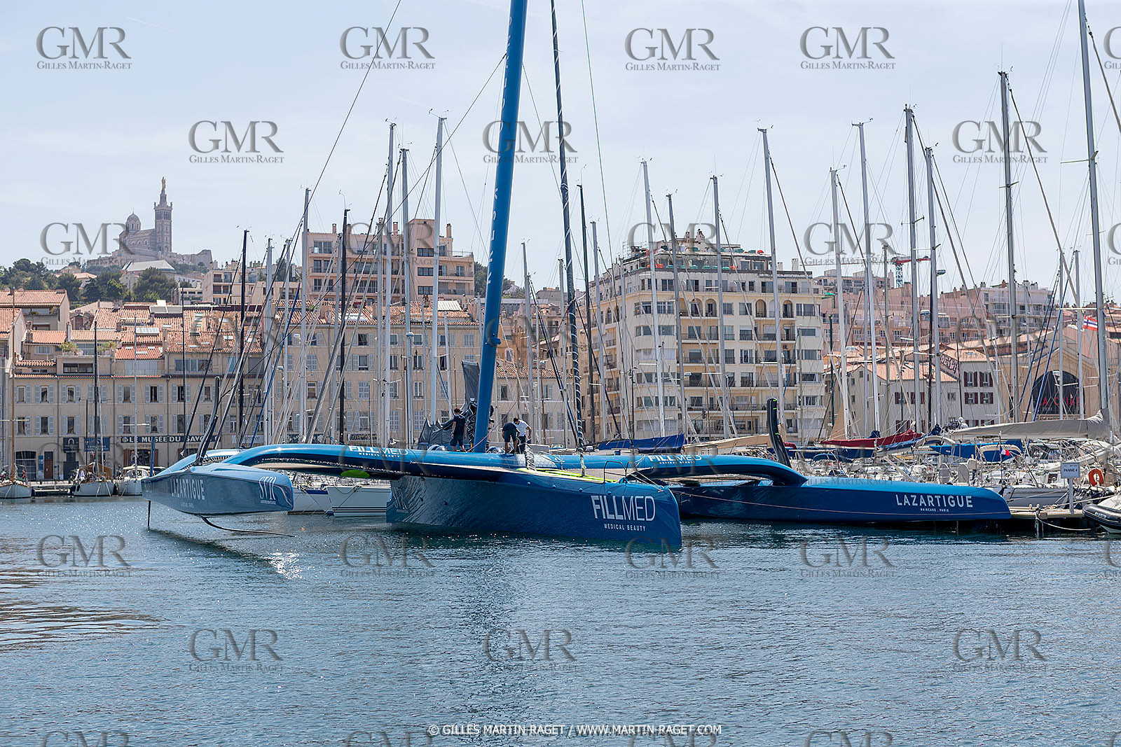 18 05 2022, Marseille (FRA), APremière navigation du trimaran Ultim SVR LAZARTIGUE à Marseille