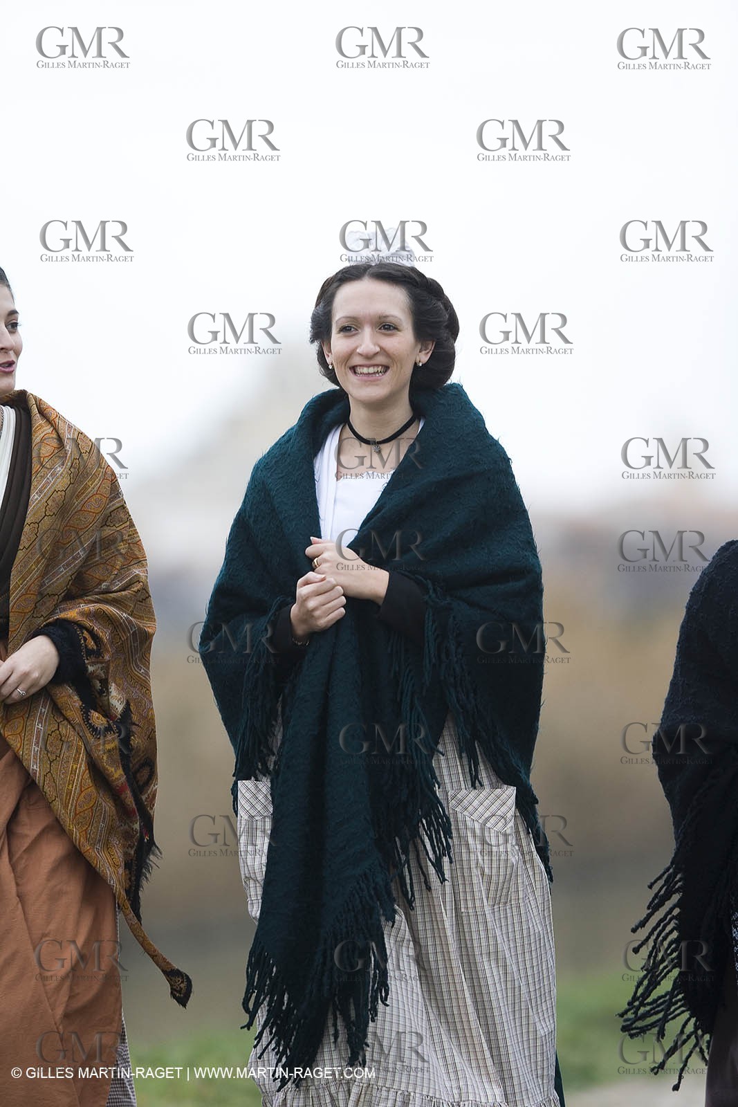 24 02 2007 - Saintes Maries of the Sea (FRA, 13) - Queen of Arles and her assistants in Camargue