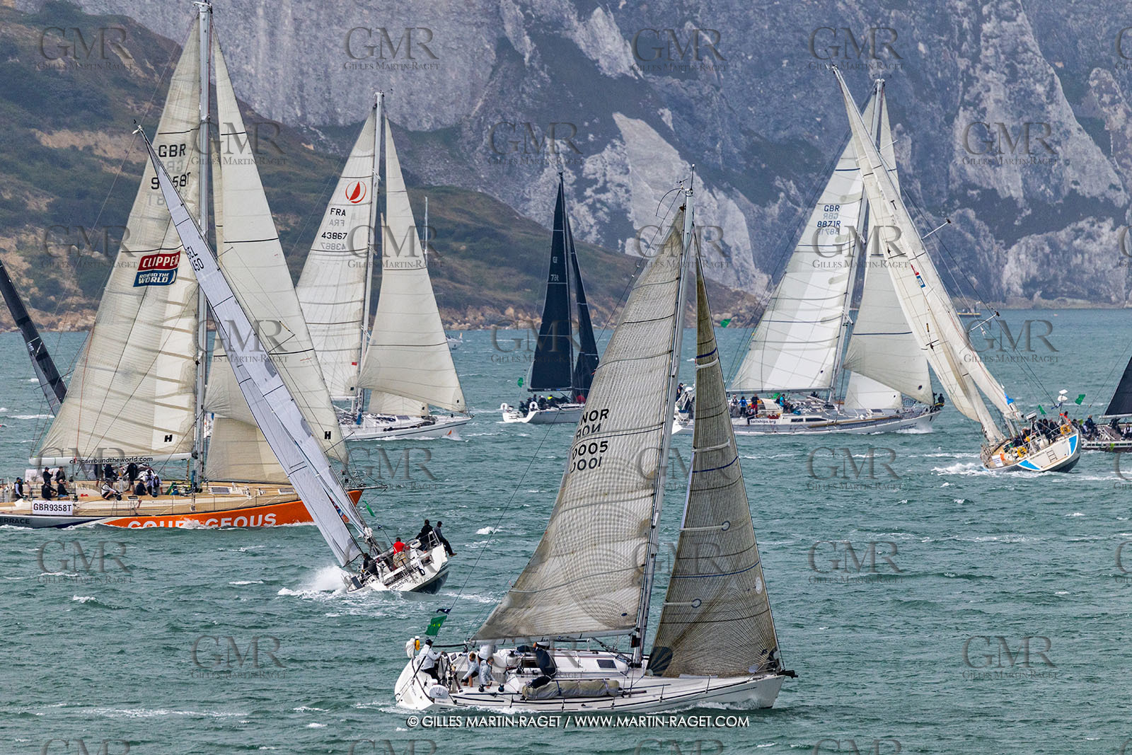 26 07 2025, Cowes (UK, IOW), Admiral's Cup 2025, Rolex Fastnet Race start,