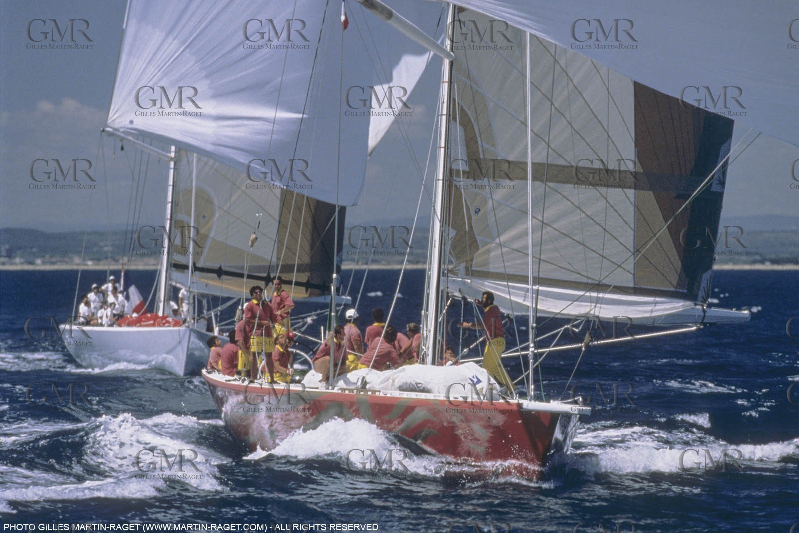 Sailing, Yacht Racing, America's Cup XXVIII, San Diego (USA,CA), 1992, Le Défi Français