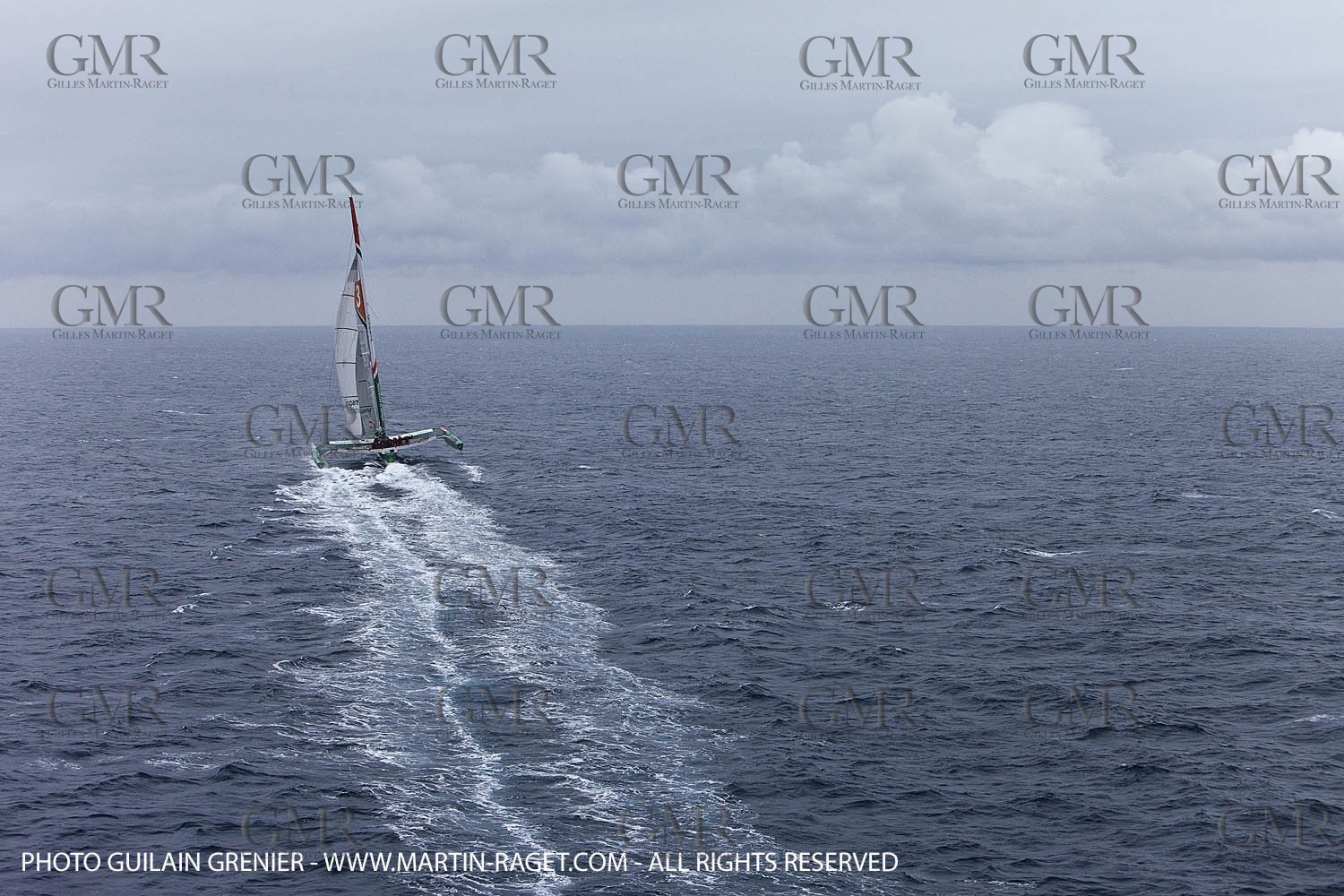 05 14 09 - Marseilles - Mediterranean Record - Groupama 3 - Franck Cammas - G Class - Start from Marseilles to Carthage (Tunisia)