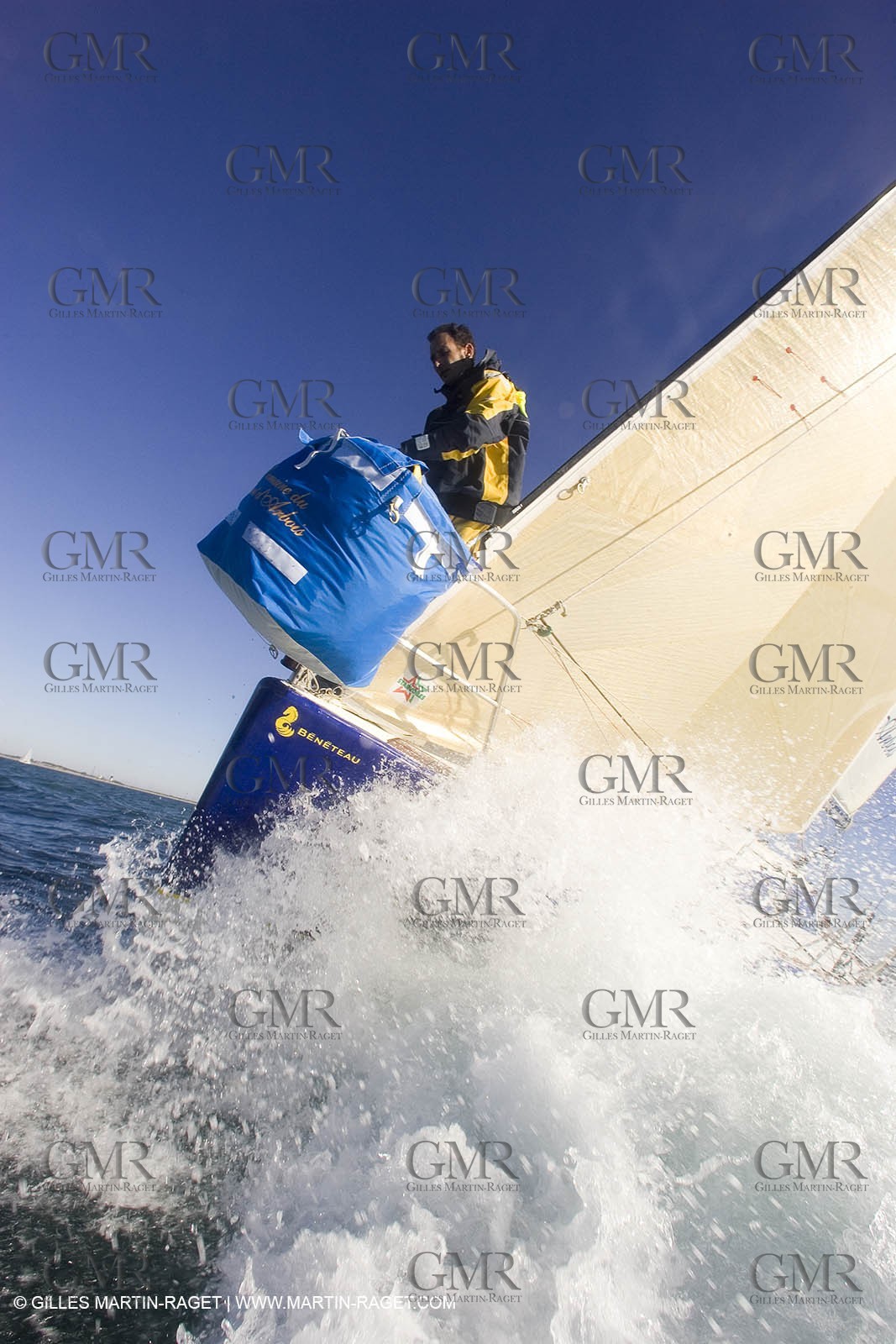 15 02 2007 - La Grande Motte (FRA) - Onedesign Figaro II - Thierry Duprey du Vorsent (Domaine de Monts d'Arbois)