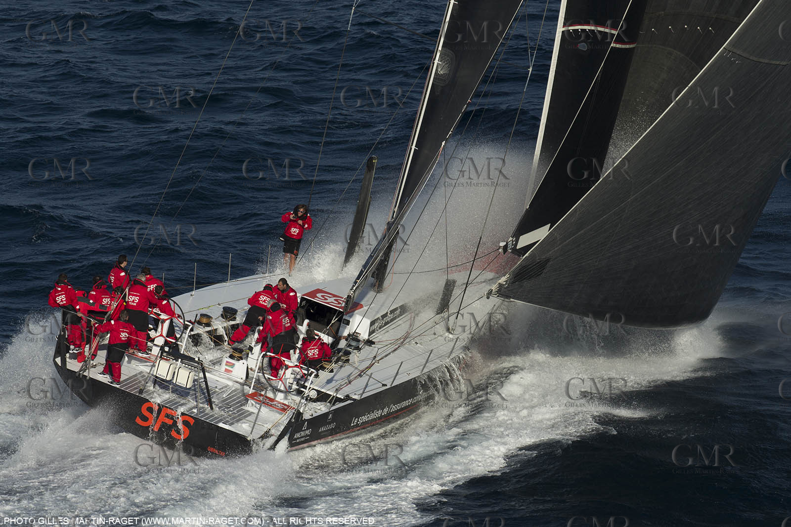 24 mars 2016   Marseille (FRA,13), SFS II (skipper Lionel Péan), dernière sortie d'entraînement avant la SNIM