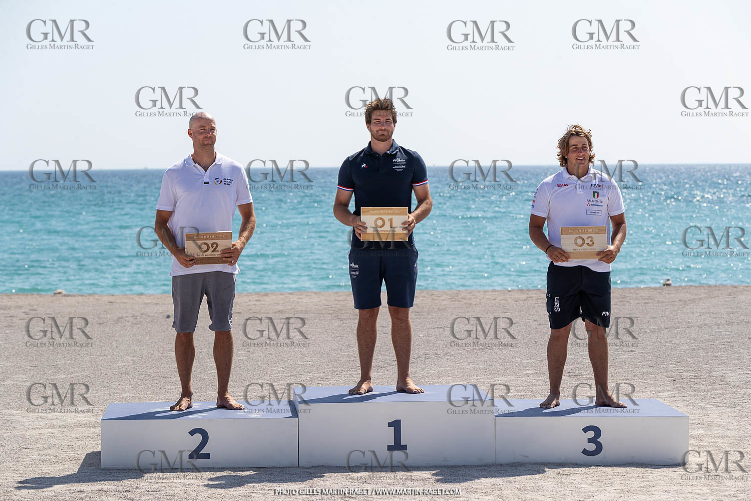 16 07 2023, Marseille, (FRA), Paris 2024 Olympic Games 2024 Sailing Test Event, Day 8, Medal race, IQFoil Men