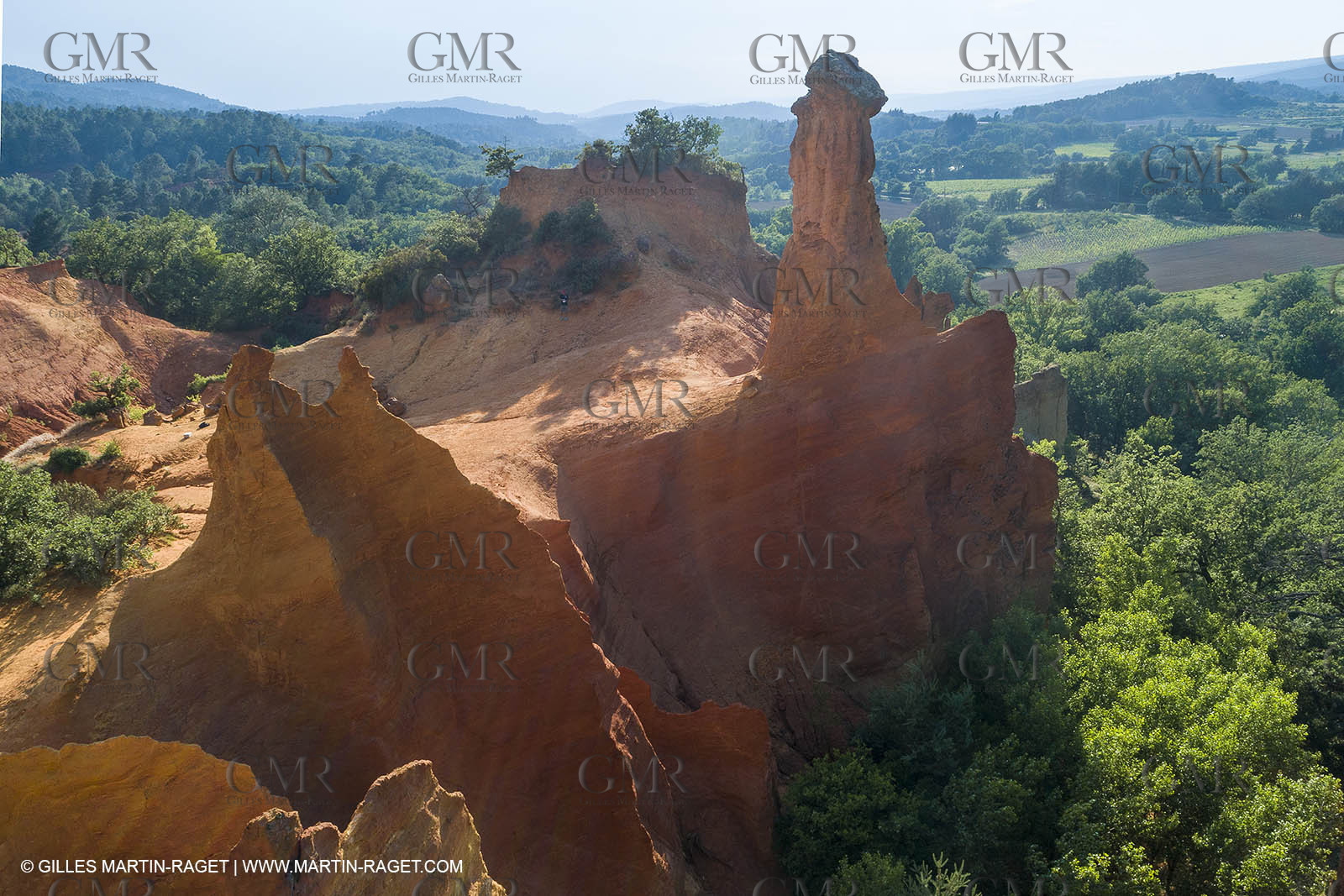 21 06 2018, Rustrel (FRA, 84), Anciennes carrières d'ocre