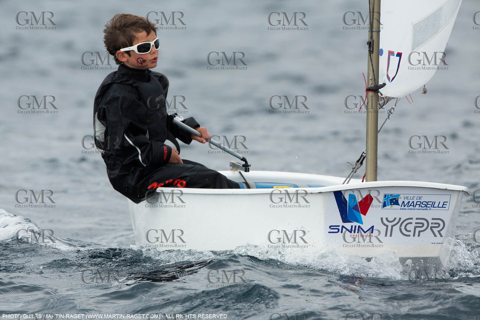 15 04 2016, Marseille (FRA,13), SNIM Dériveurs, Coupe Internationale de Printemps Optimist, Final Day