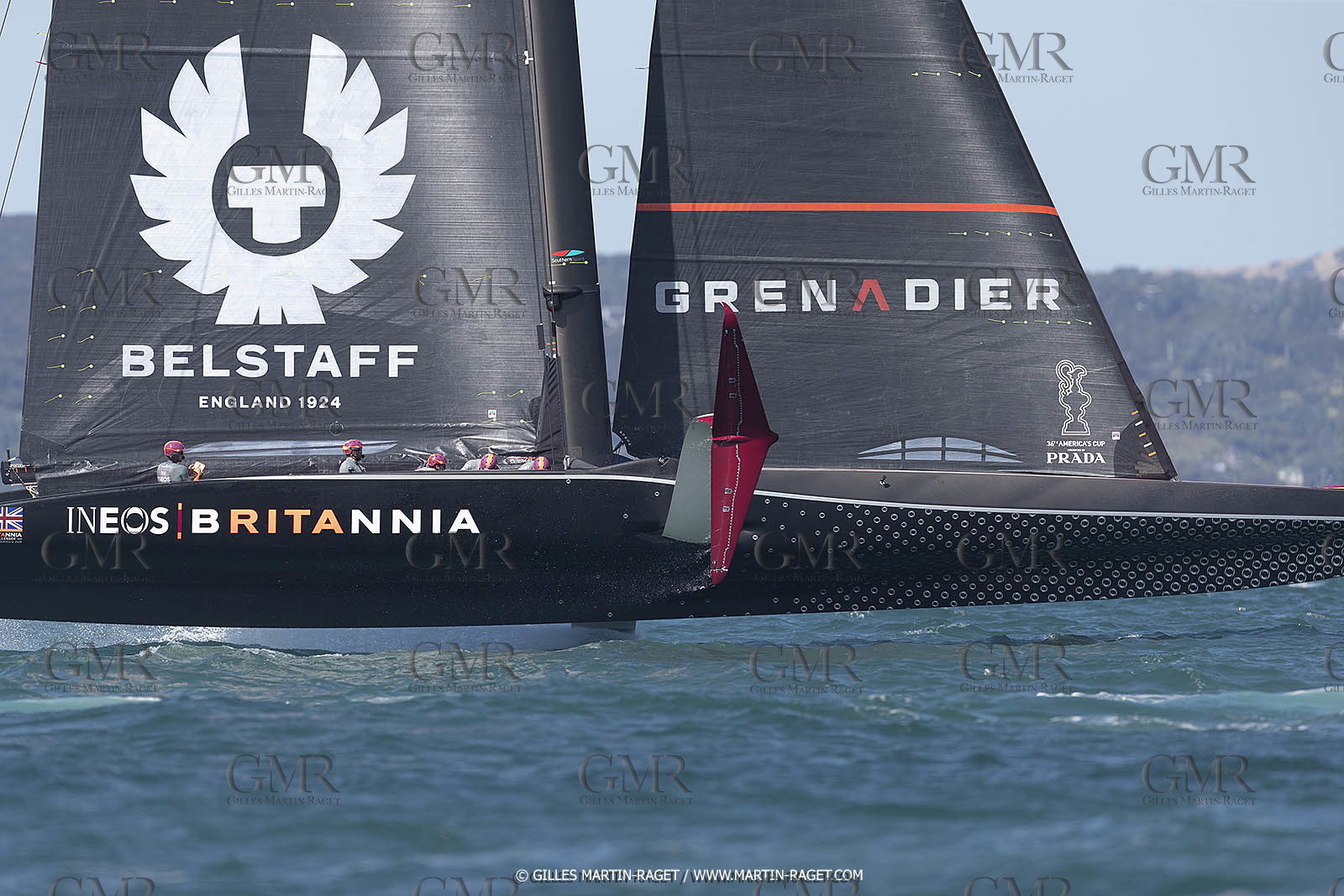 11 01 2021, Auckland (NZL), 36th America's Cup, Practice Racing