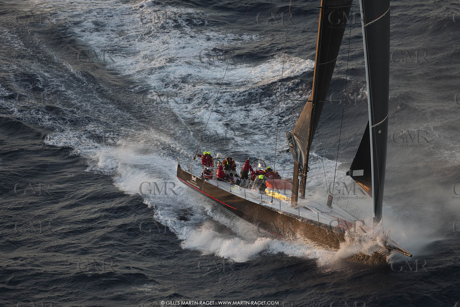 09 10 2017, Calvi (FRA,20), VOR 70 Babsy, Tentative de record autour de la Corse à la voile, skipper Franck Cammas