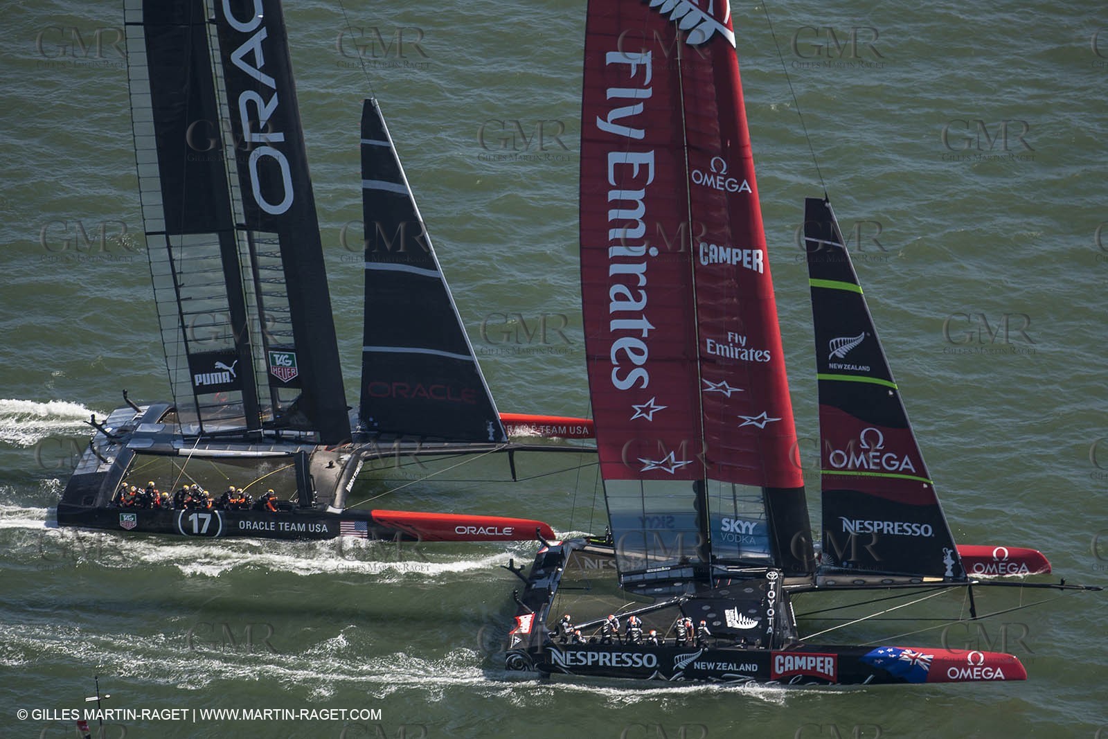 07 09 2013 - San Francisco (USA,CA) - 34th America's Cup - Final Match - Race Day 1