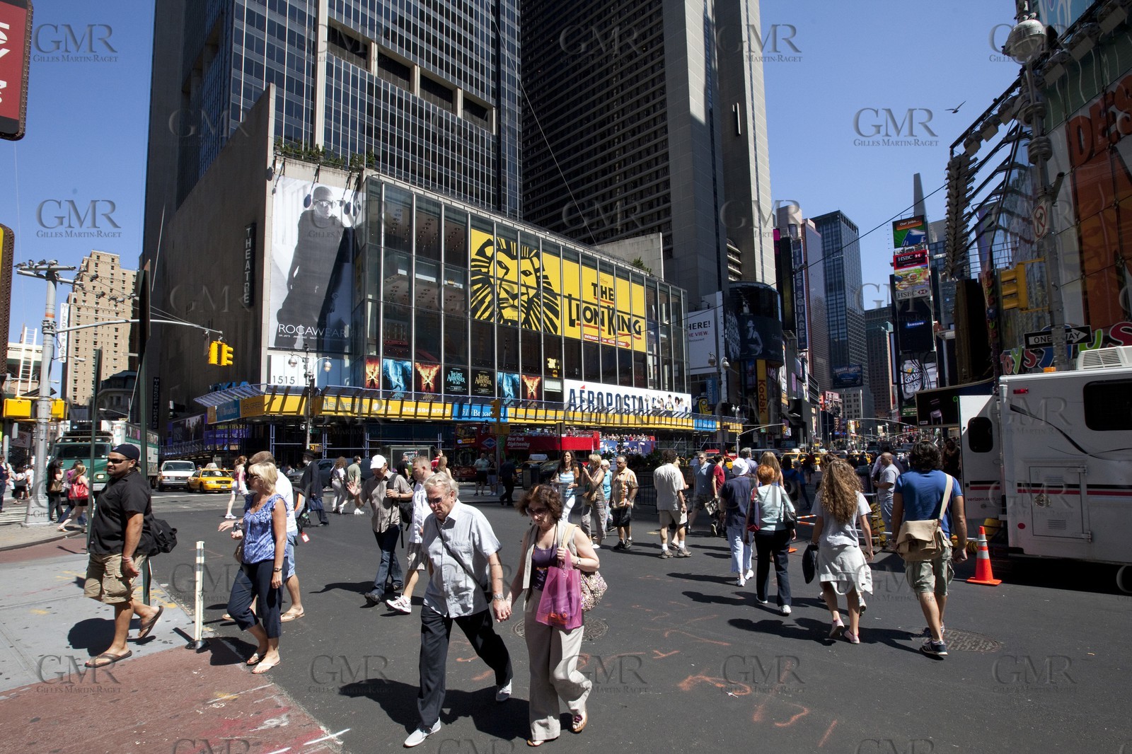 30 06 2010 - New York (USA, NY) - 33rd America's Cup - BMW ORACLE Racing - East Coast Victory Tour - Day 3 - Team at Nasdaq