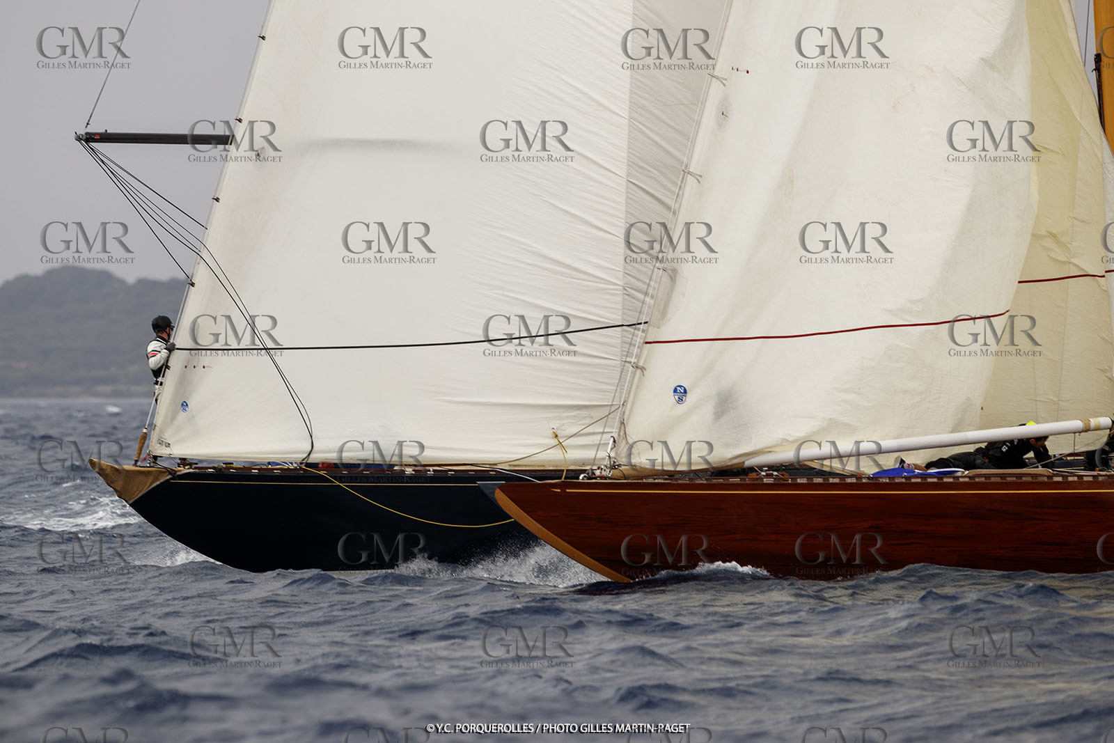 19 06 2024, Porquerolles Island (FRA), Championnat du monde des 12 m JI 2024, Race Day 1