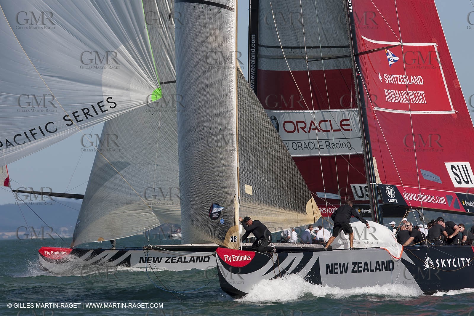 08 02 2009 - Auckland (NZL) -  Louis Vuitton Pacific Series -  Racing Day 8 - Round Robin 2