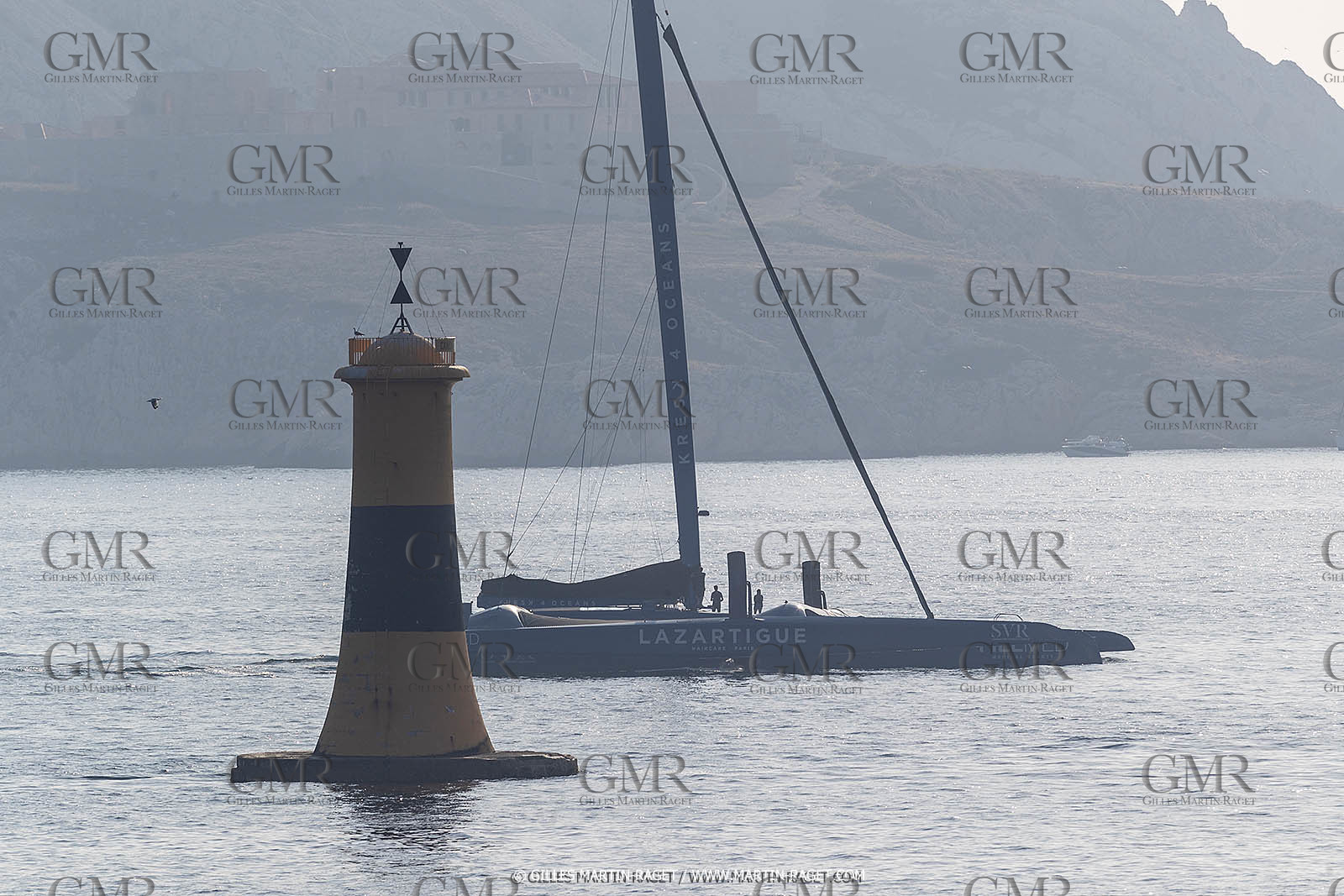 17 05 2022, Marseille (FRA), Arrivée du trimaran Ultim SVR LAZARTIGUE à Marseille