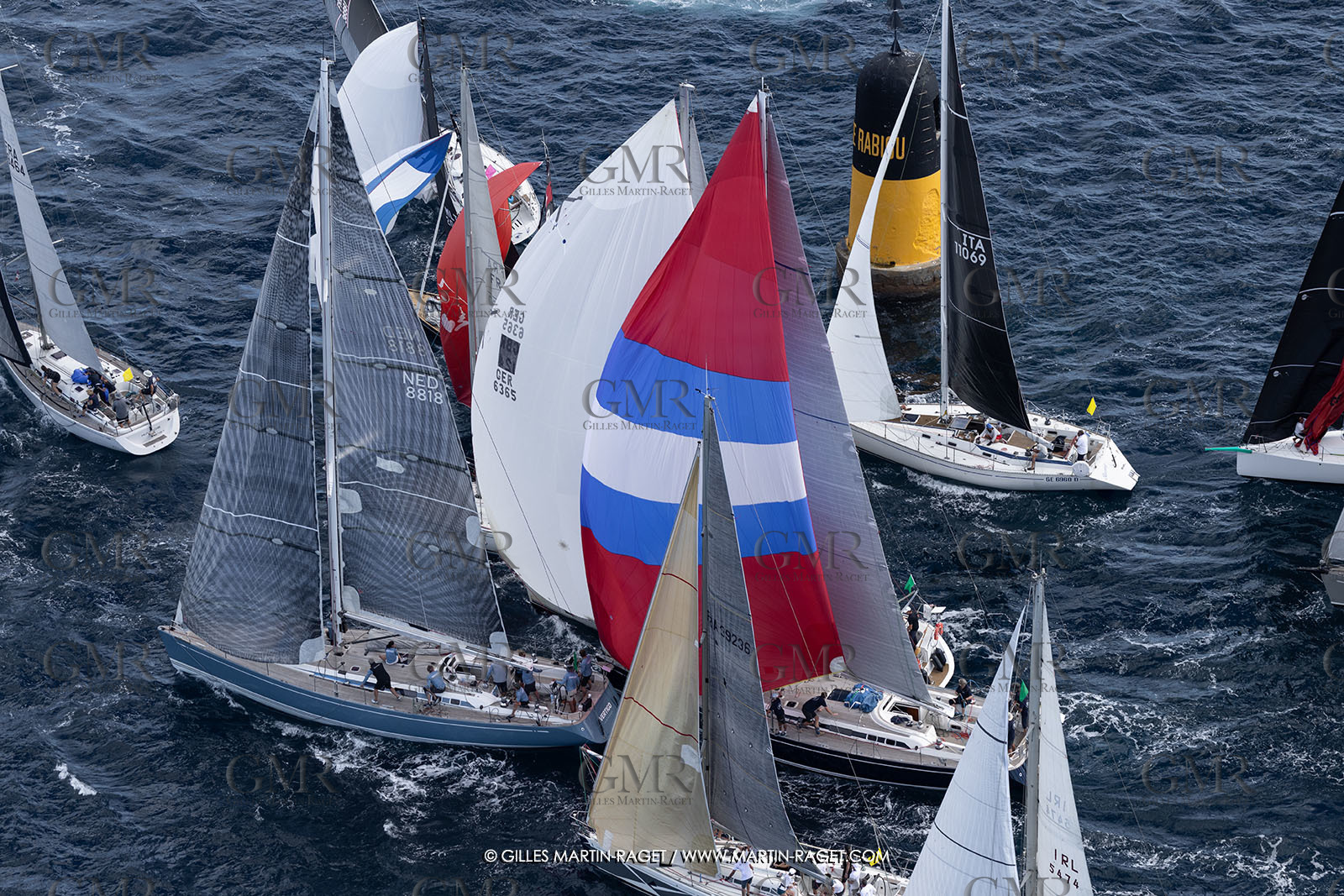 04 10 2025, Saint-Tropez (FRA), Les VoIles de Saint-Tropez 2025, Race Day 6