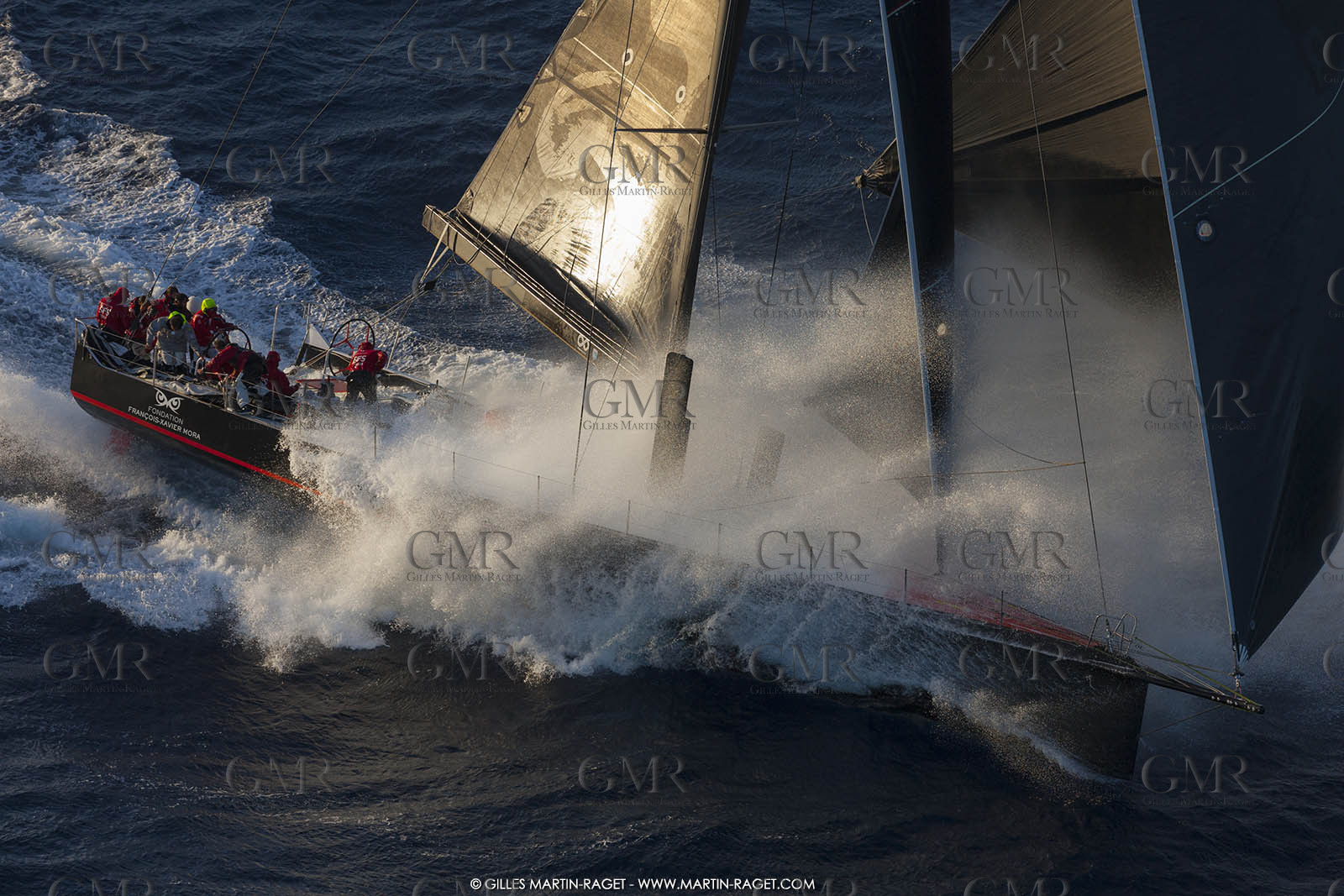 09 10 2017, Calvi (FRA,20), VOR 70 Babsy, Tentative de record autour de la Corse à la voile, skipper Franck Cammas