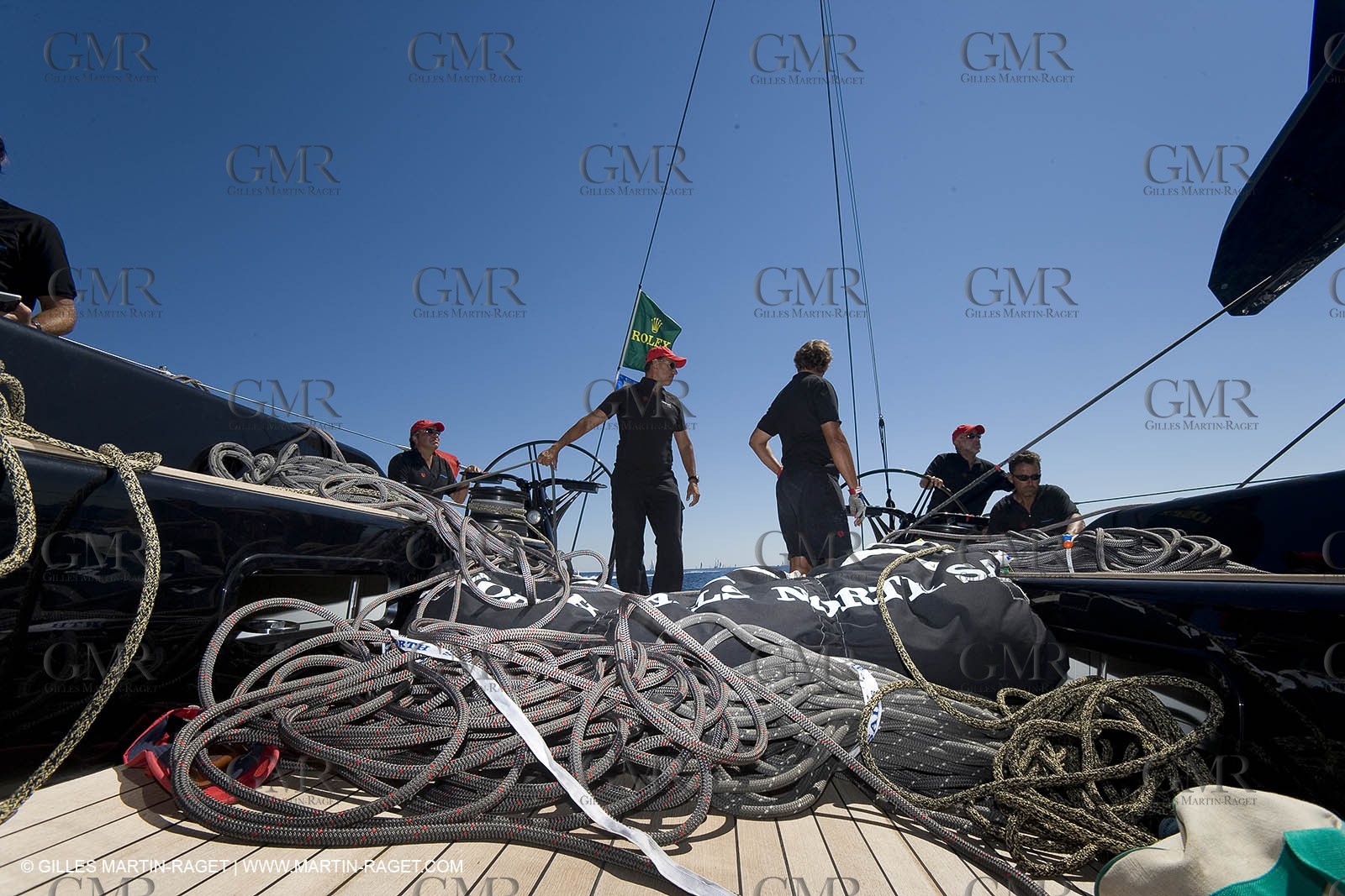 03 09 06 - Porto Cervo (Sardinia) - Maxi World Cup 2006 - Onboard Wally 90 Tango
