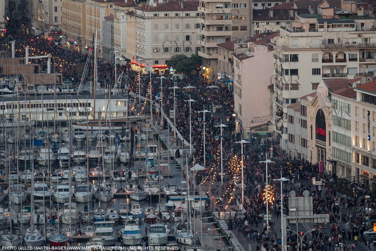 03 05 2013 - Marseille (FRA,13) - Marseille Provence 2013, Historical port Illumination by Company Carabosse