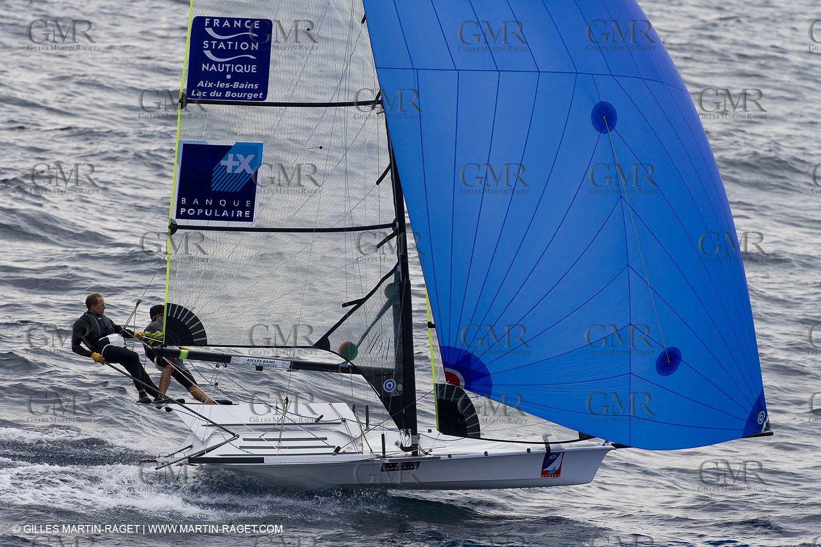 26 04 2007 - Semaine Olympique Française 2007 - Hyères - Jour 5 - Team France - 49er - Dyen-Rocherieux