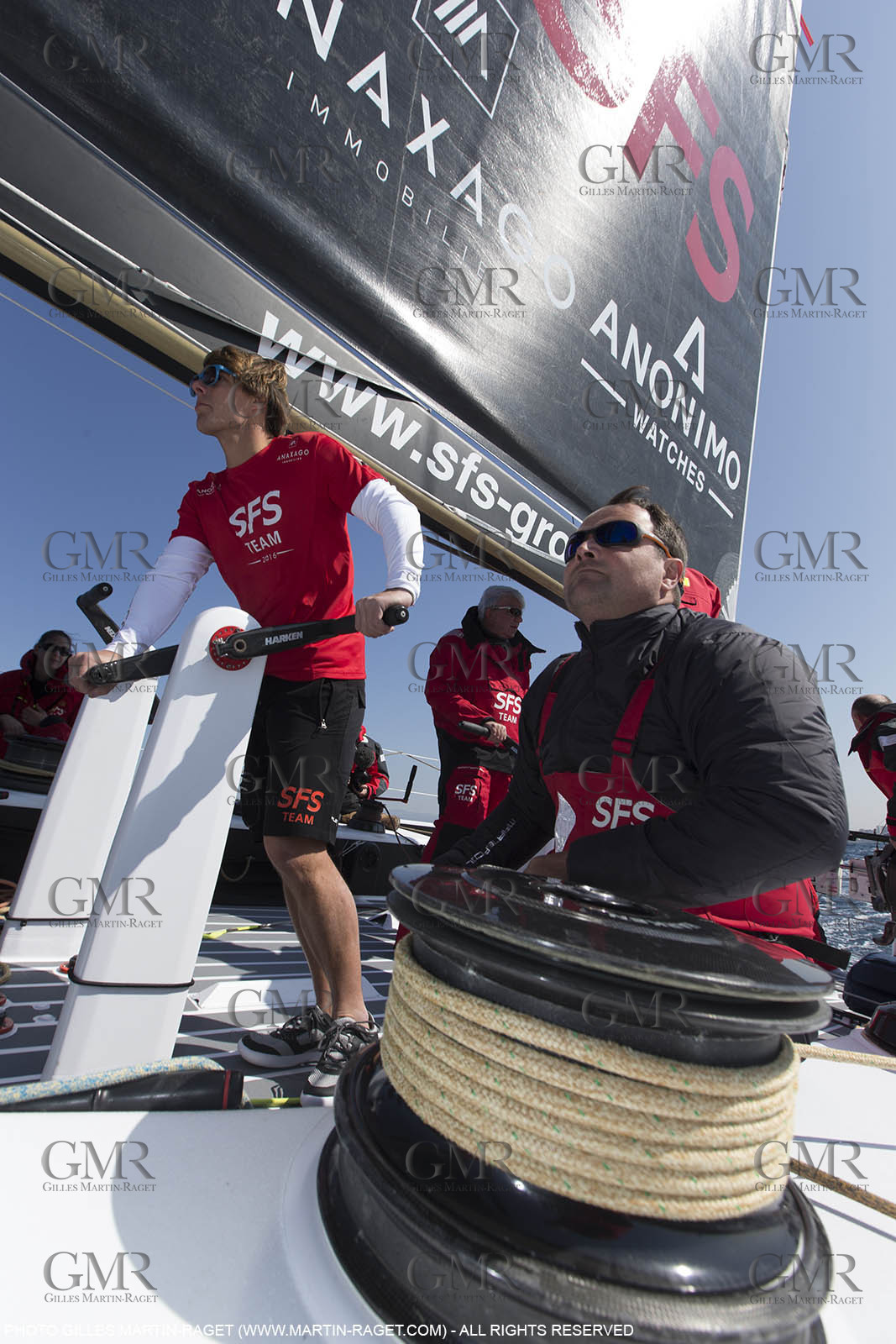 24 mars 2016   Marseille (FRA,13), SFS II (skipper Lionel Péan), dernière sortie d'entraînement avant la SNIM
