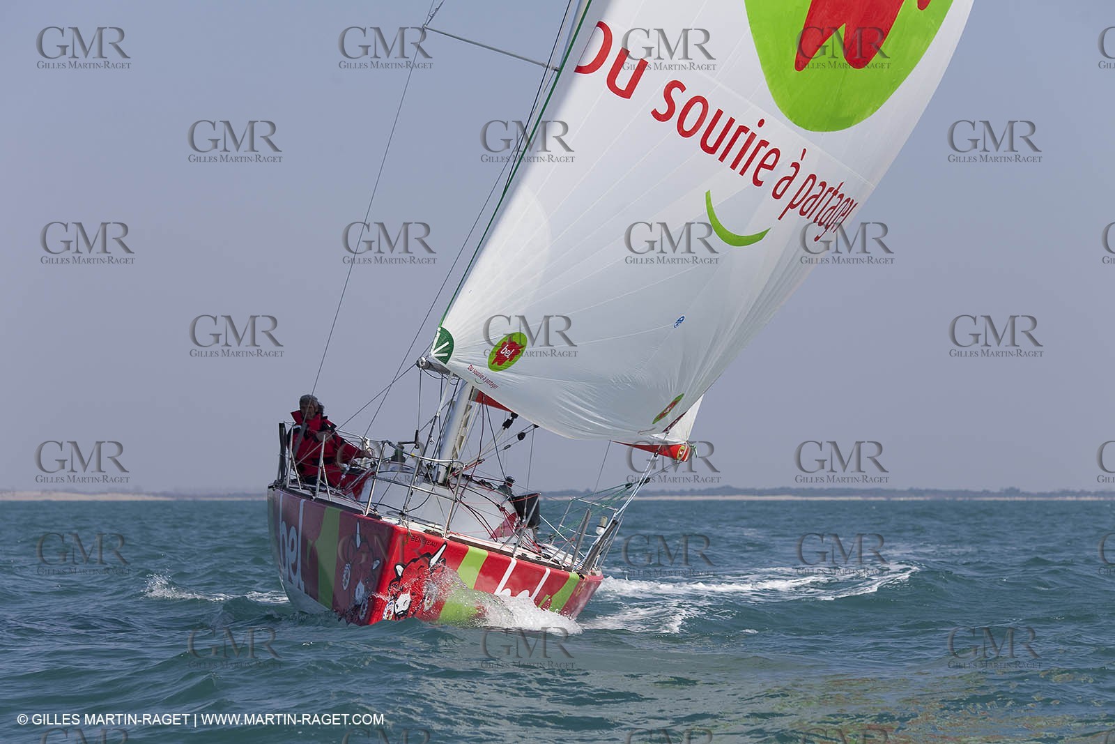 13 03 2010 -  La Grande Motte   Port Camargue (FRA) - Groupe Bel - Kito de Pavant   Sebastien Audigane training for Transat AG2R