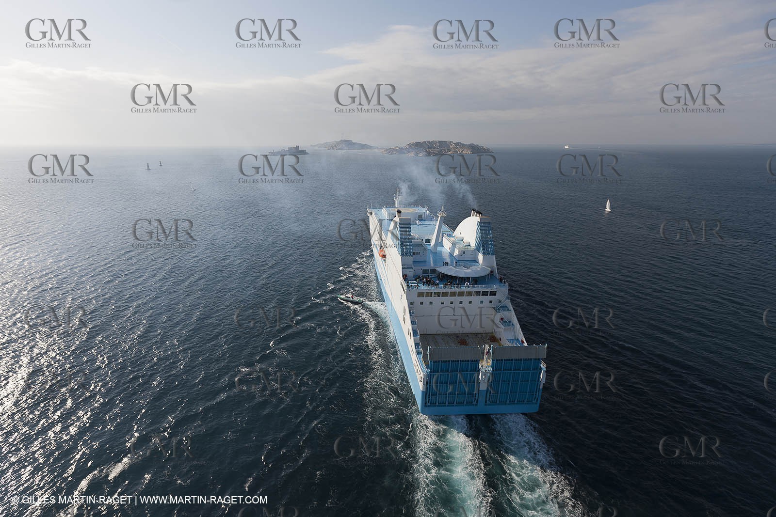 14 01 2012 - Marseille (FRA,13) - La Meridionale shipping company - the Piana off Marseille and the Calanques