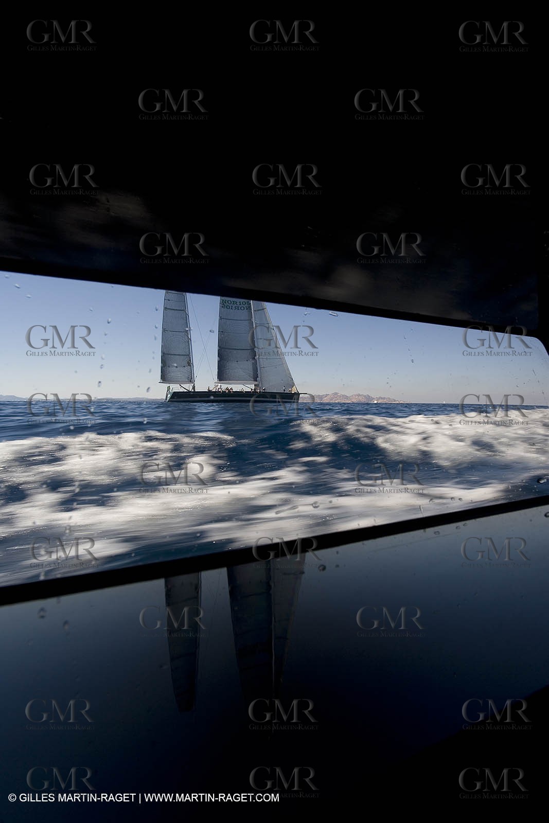 03 09 06 - Porto Cervo (Sardinia) - Maxi World Cup 2006 - Onboard Wally 90 Tango