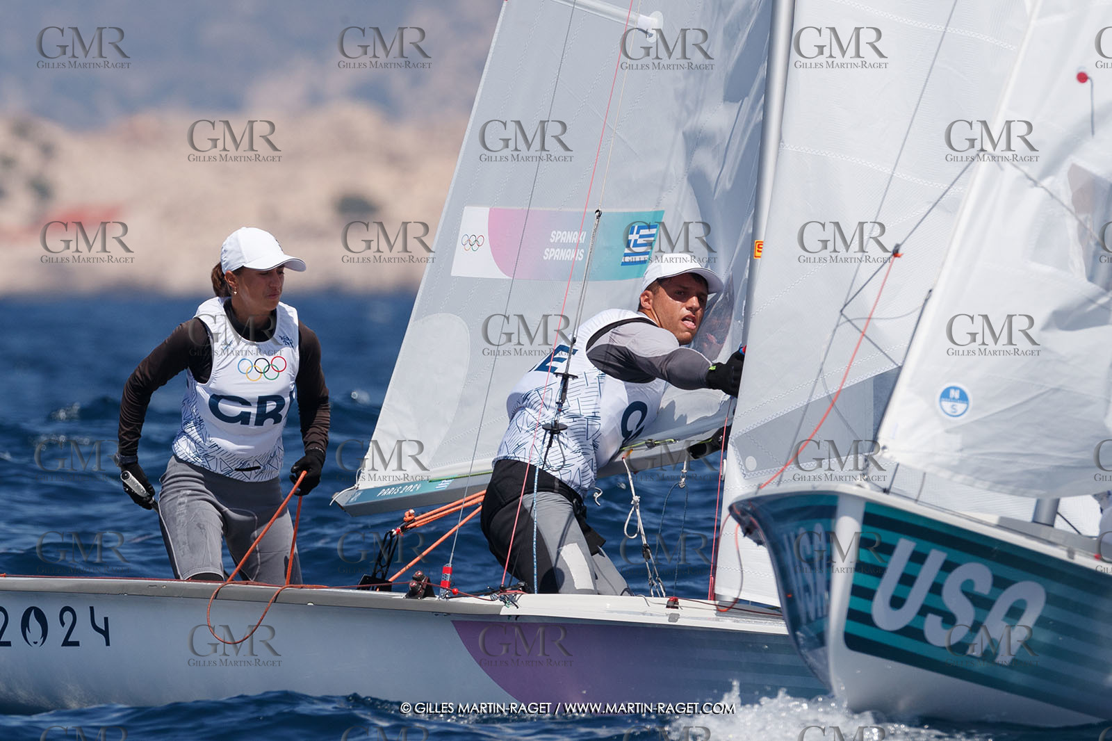 03 08 2024, Marseille (FRA), Paris 2024 Olympic Games, Sailing, Race Day 7