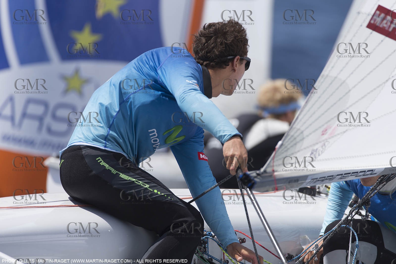 10 04 2015, Marseille (FRA), Yachting Club de la Pointe Rouge - Coupe Internationale de Printemps des 470, Day 3
