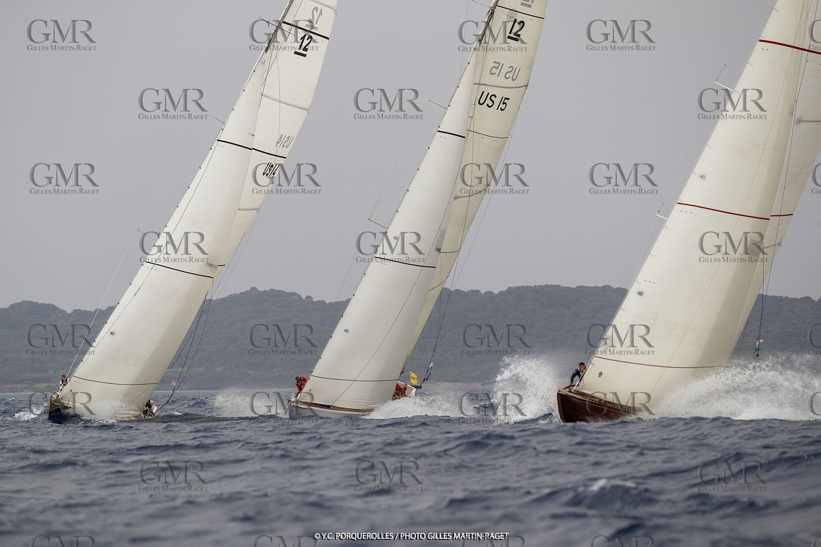 19 06 2024, Porquerolles Island (FRA), Championnat du monde des 12 m JI 2024, Race Day 1