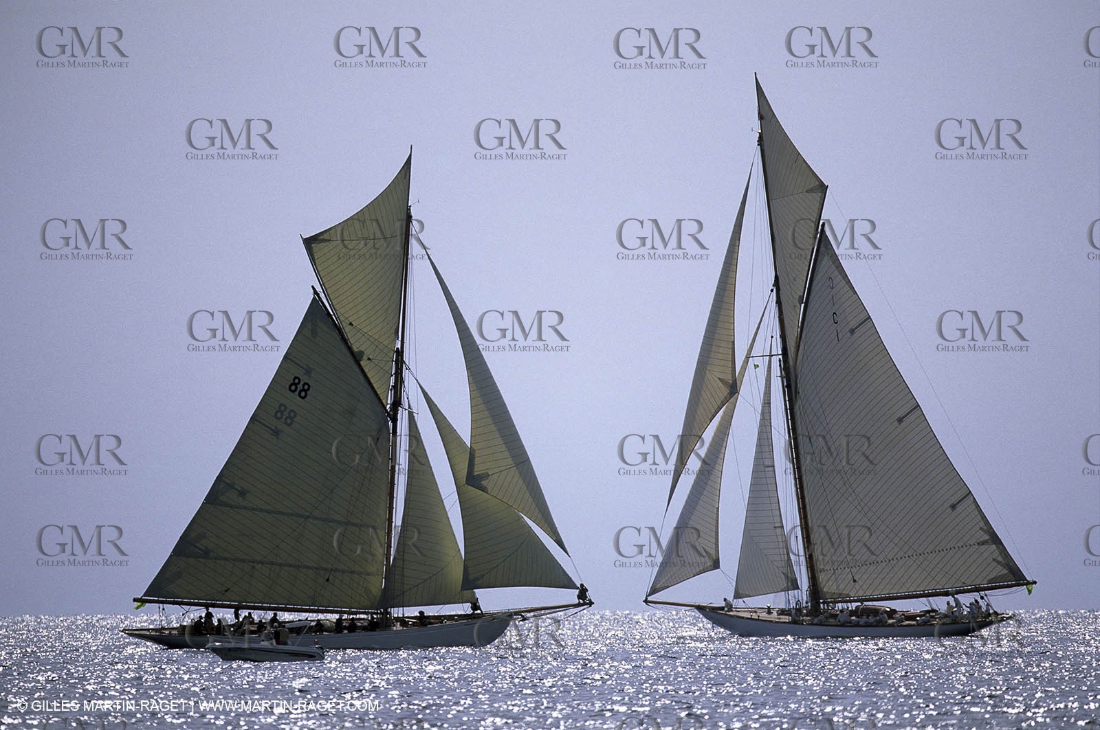 Mariquita - Moonbeam - Classic yachts - Régates Royales 2004 - Cannes