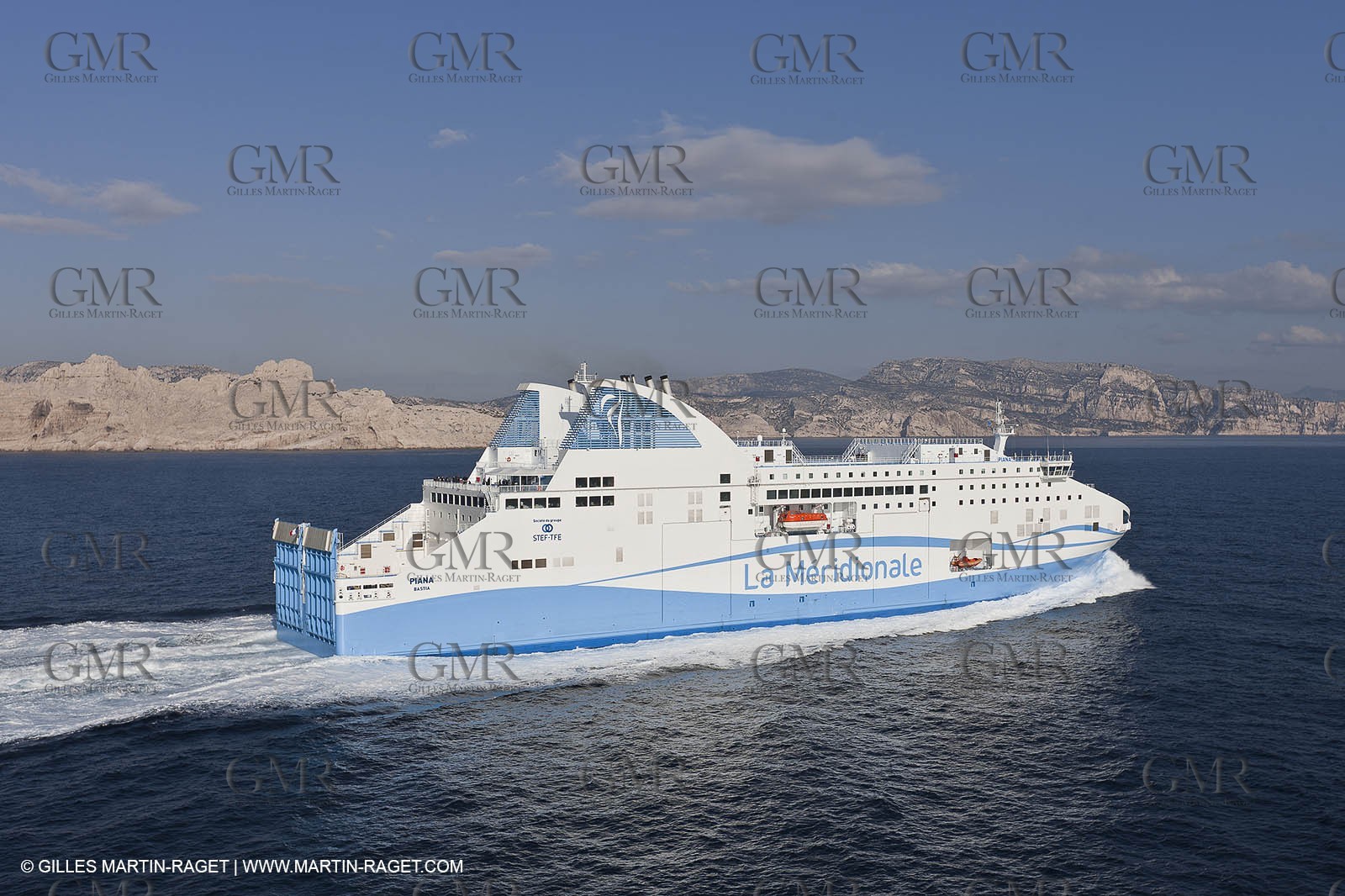 14 01 2012 - Marseille (FRA,13) - La Meridionale shipping company - the Piana off Marseille and the Calanques