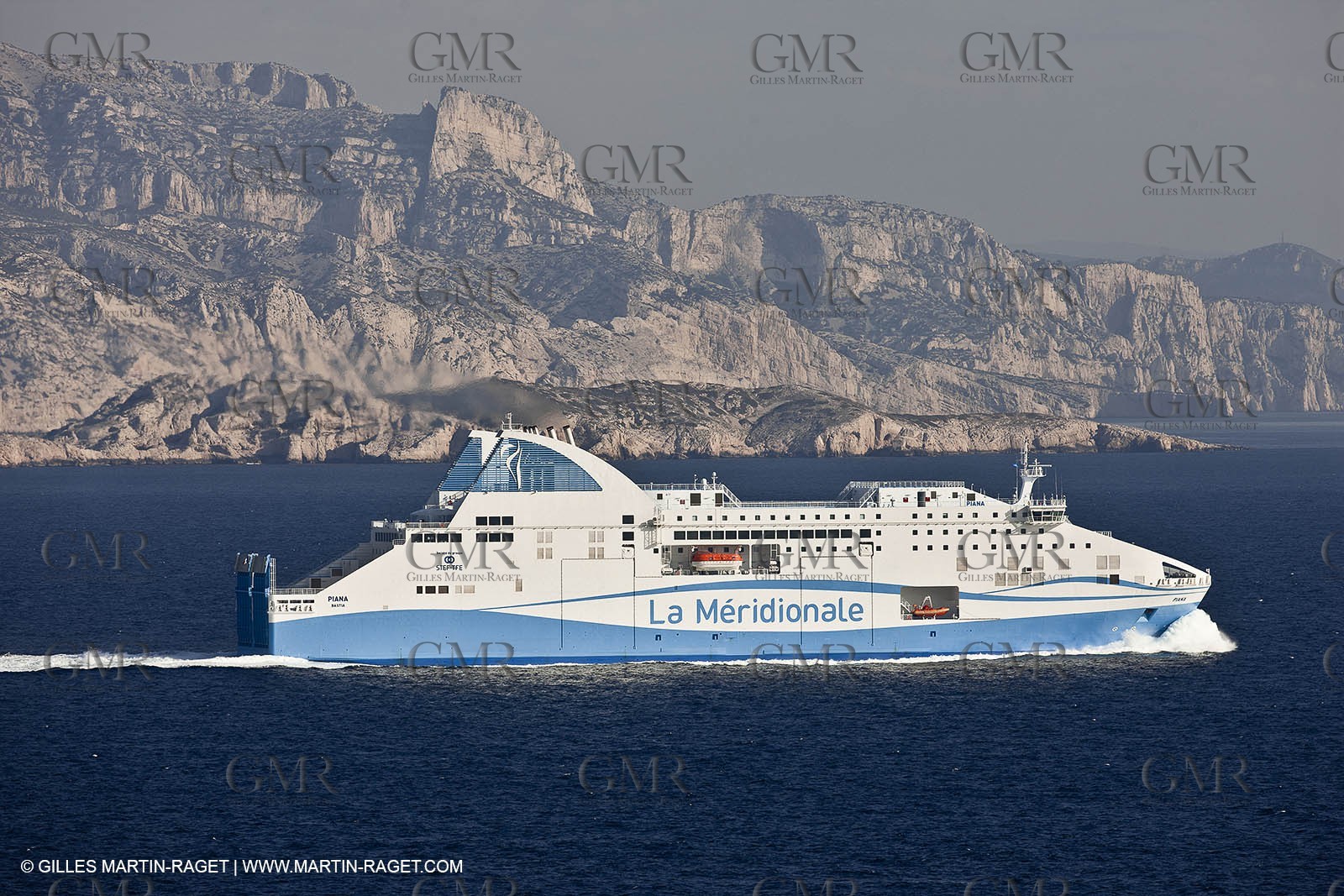 14 01 2012 - Marseille (FRA,13) - La Meridionale shipping company - the Piana off Marseille and the Calanques