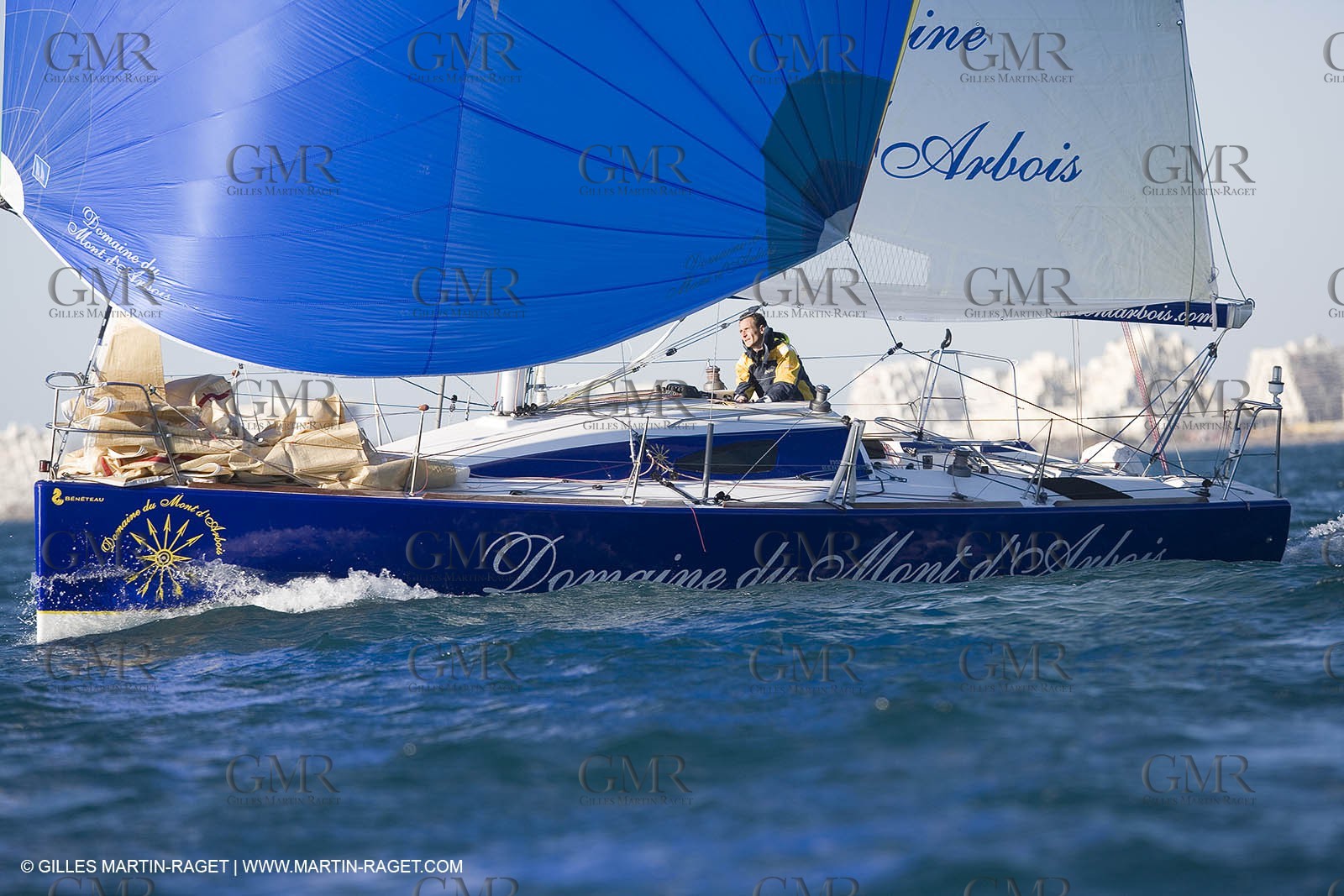 15 02 2007 - La Grande Motte (FRA) - Onedesign Figaro II - Thierry Duprey du Vorsent (Domaine de Monts d'Arbois)