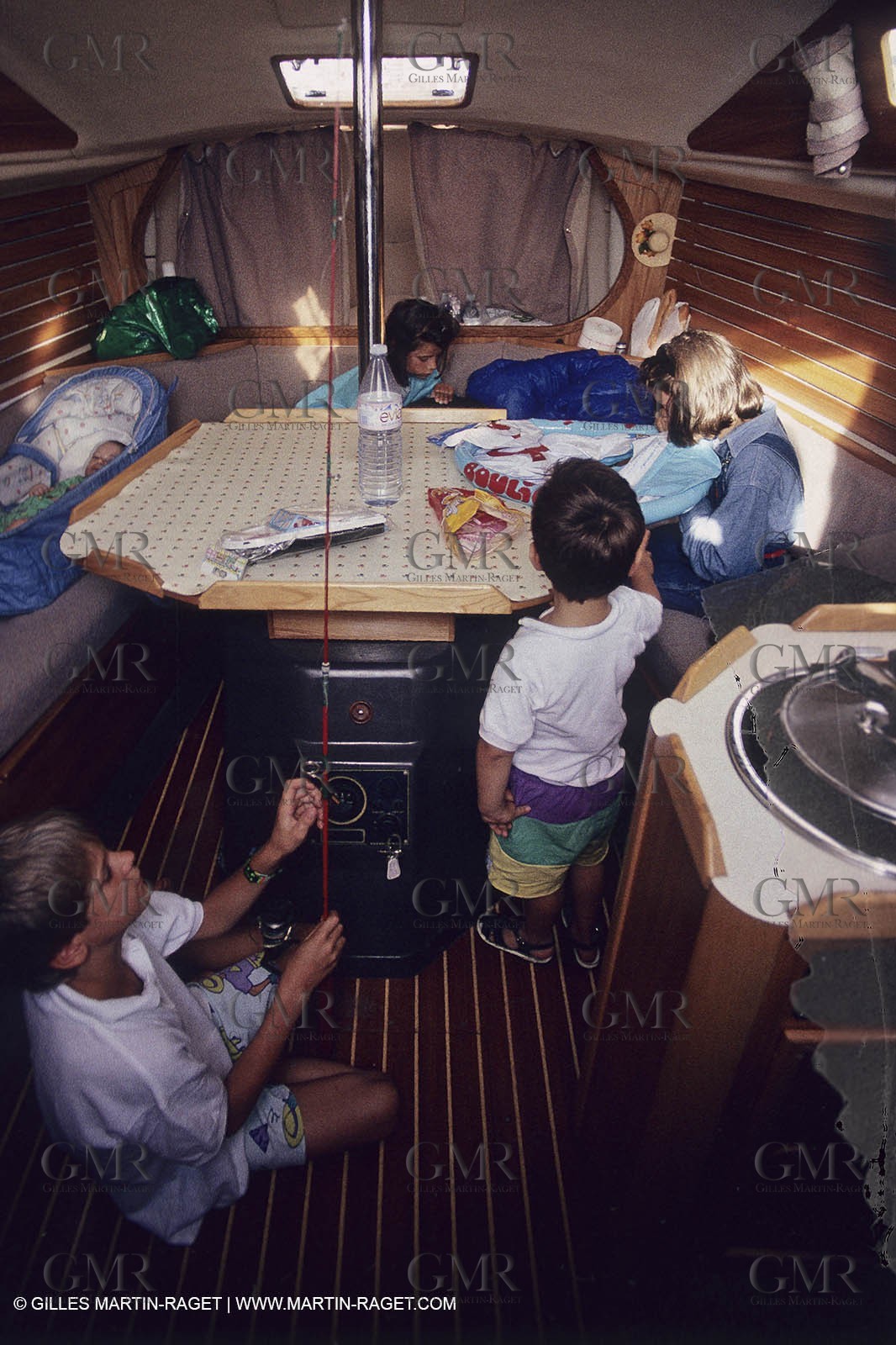 Voile, croisière, enfants à bord