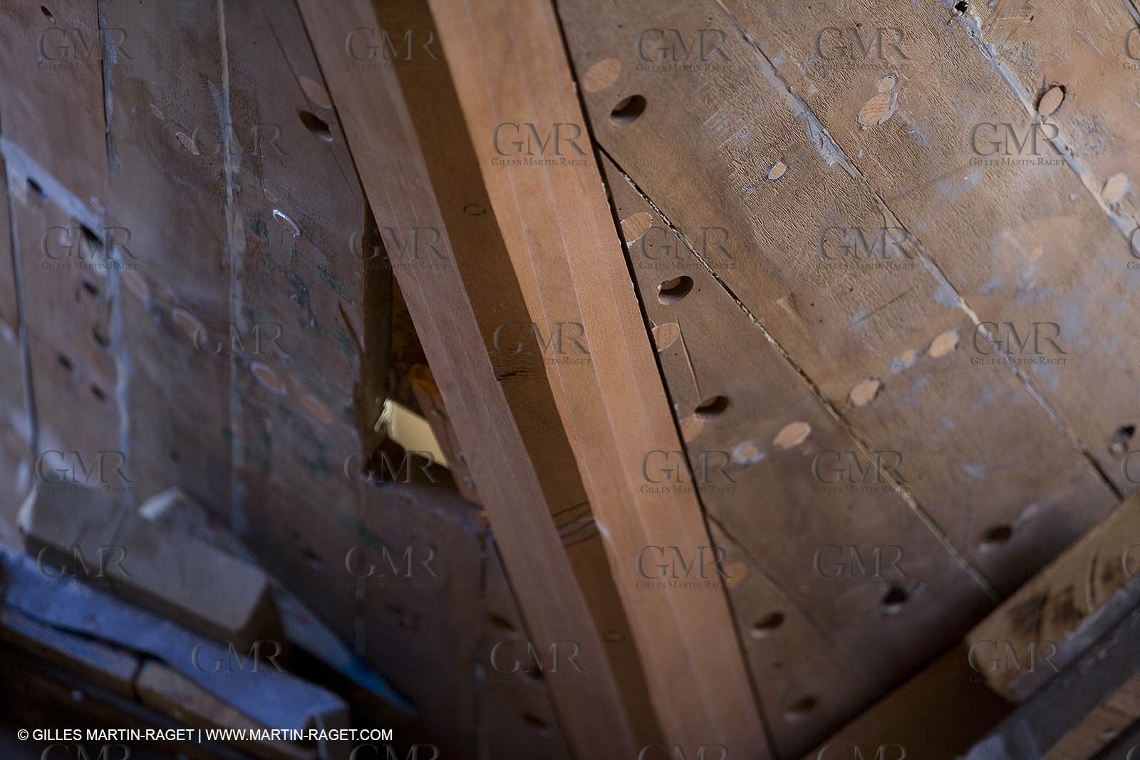 14 12 2007 - La Ciotat (FRA, 13) - Mariska refit at Charpentiers Réunis boatyard