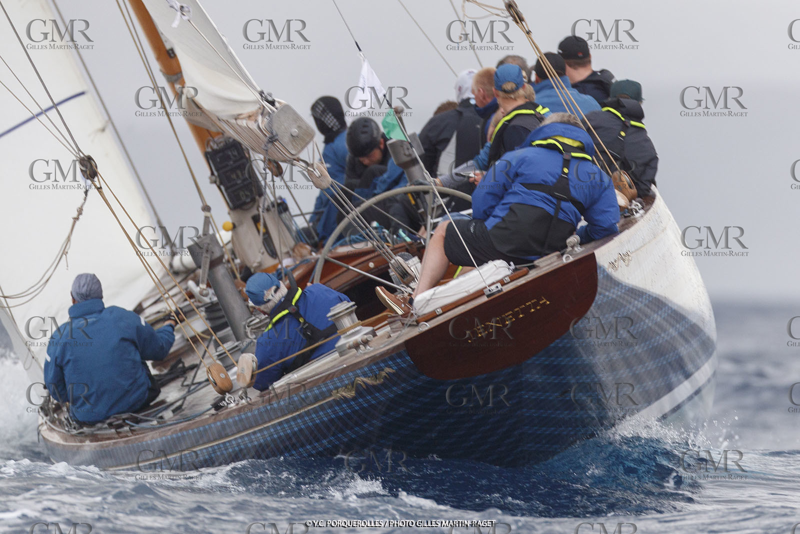 19 06 2024, Porquerolles Island (FRA), Championnat du monde des 12 m JI 2024, Race Day 1