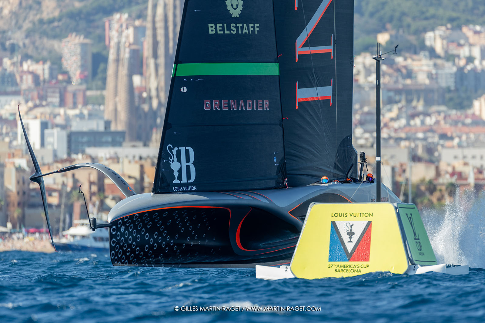 16 09 2024, Barcelona (ESP), 37th America's Cup, Louis Vuitton Cup Semi-final, Race Day 2