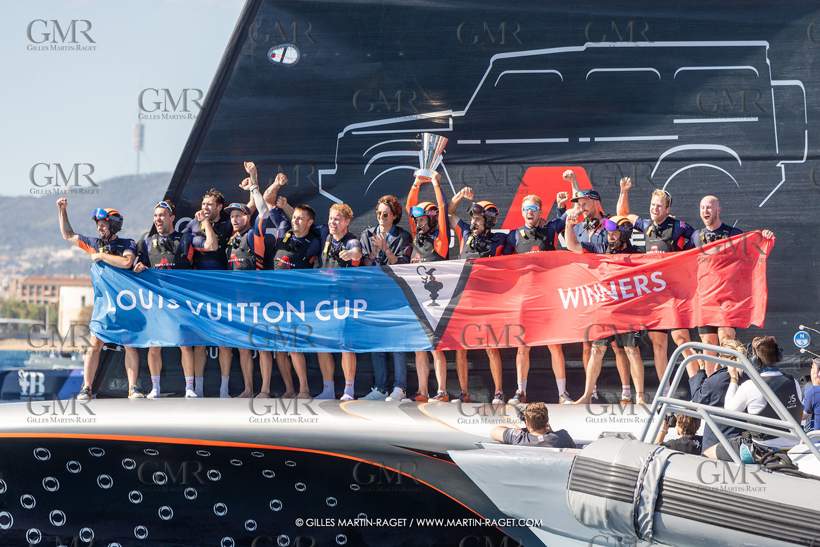 04 10 2024, Barcelona (ESP), 37th America's Cup, Louis Vuitton Cup Final, Race Day 7