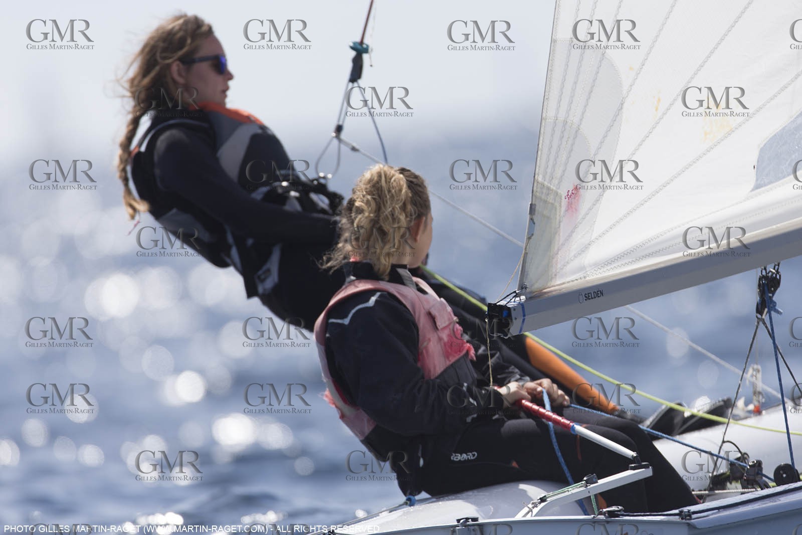 10 04 2015, Marseille (FRA), Yachting Club de la Pointe Rouge - Coupe Internationale de Printemps des 470, Day 3