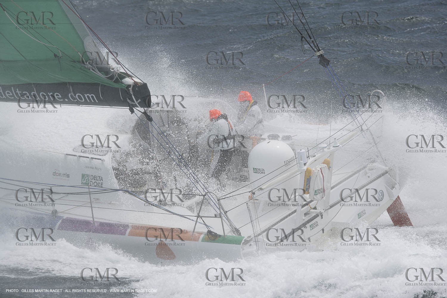 21 06 2007 - Bell Ile en mer (South Britanny, France) - IMOCA Monohulls - Delta Dore (Jeremie Beyou) sea trials