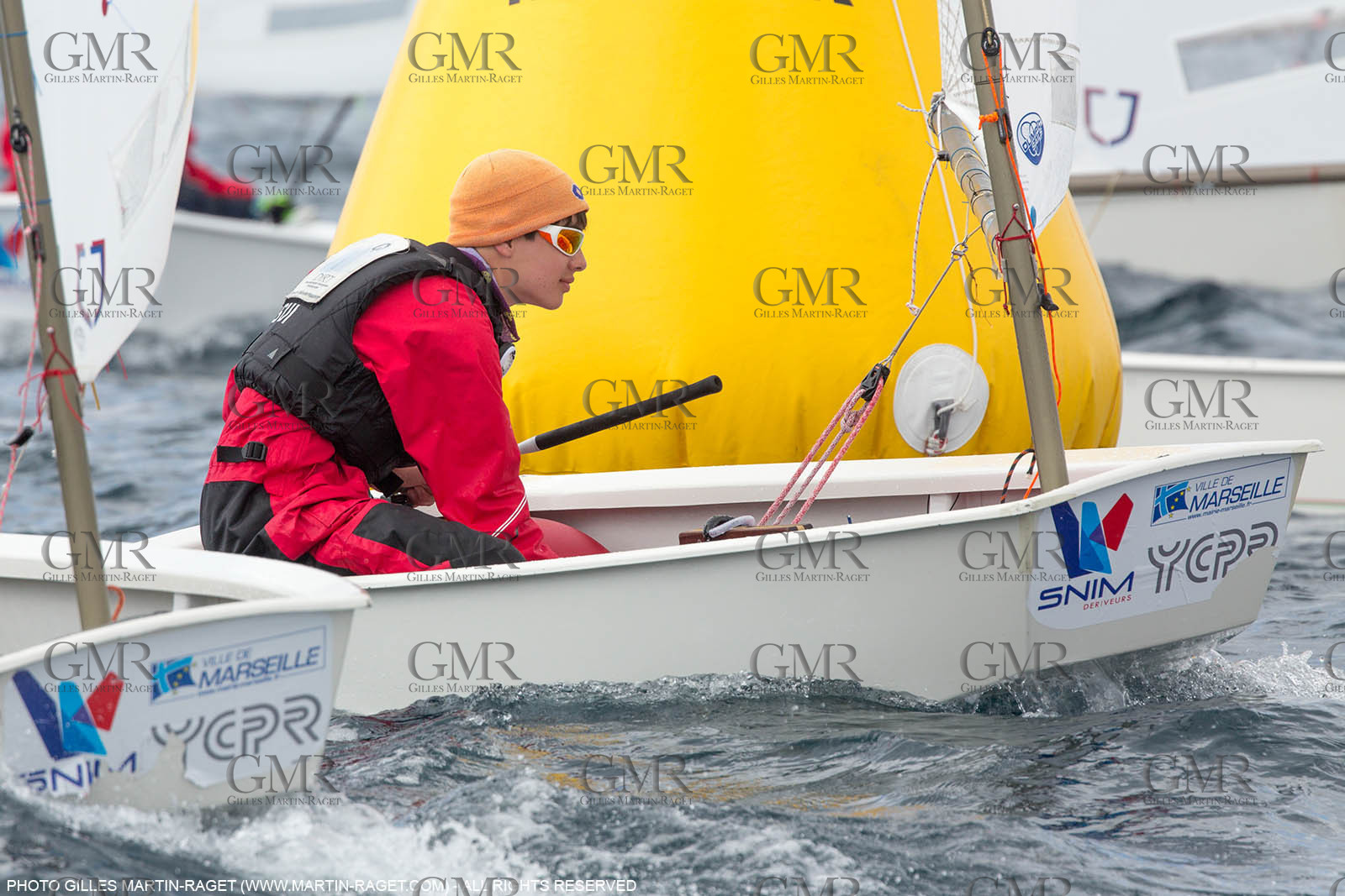 15 04 2016, Marseille (FRA,13), SNIM Dériveurs, Coupe Internationale de Printemps Optimist, Final Day