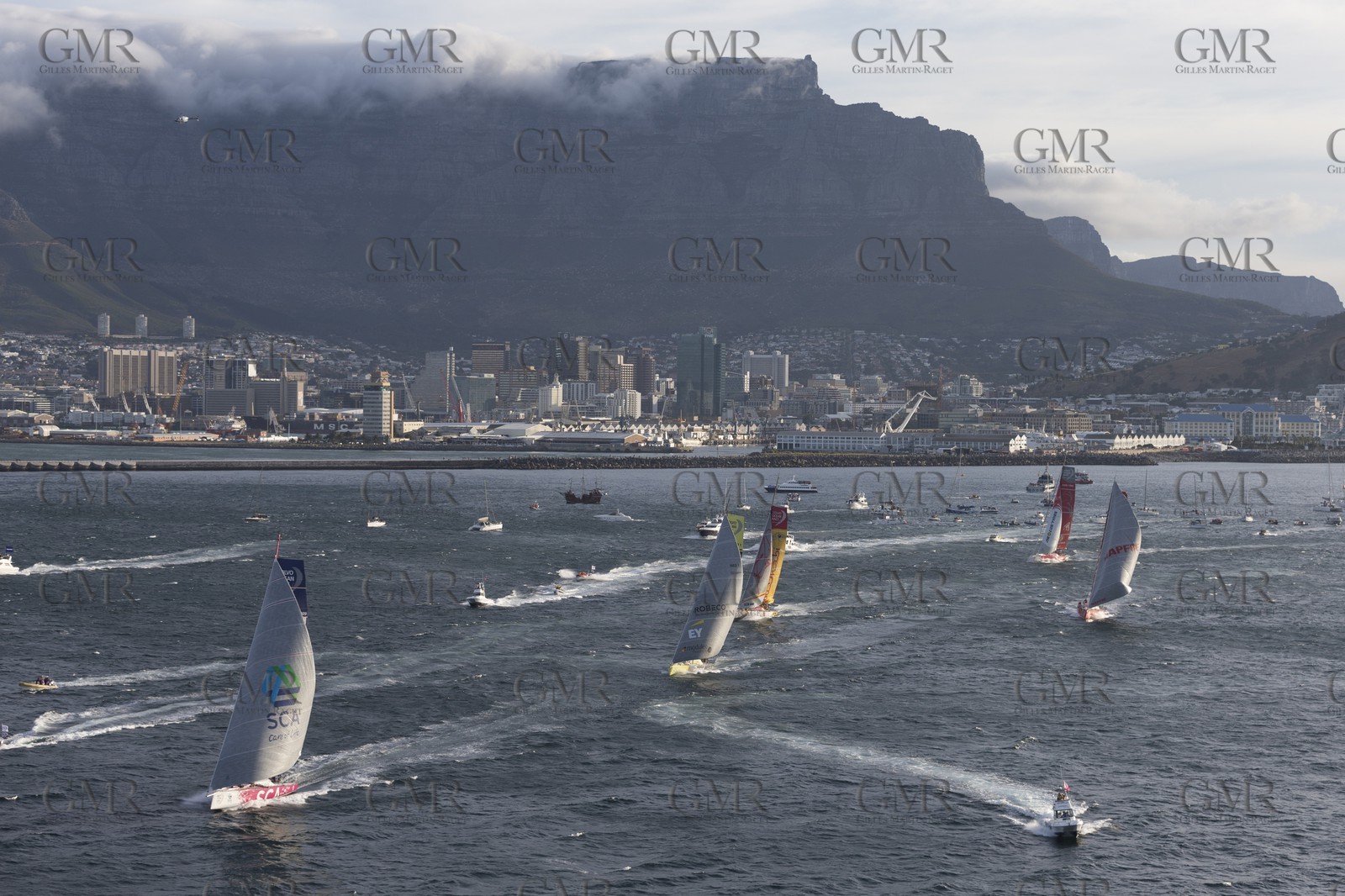 19 11 2014, Cape Town (ZAF), Volvo Ocean Race 2014-15, Team Alvimedica, Start Leg 2